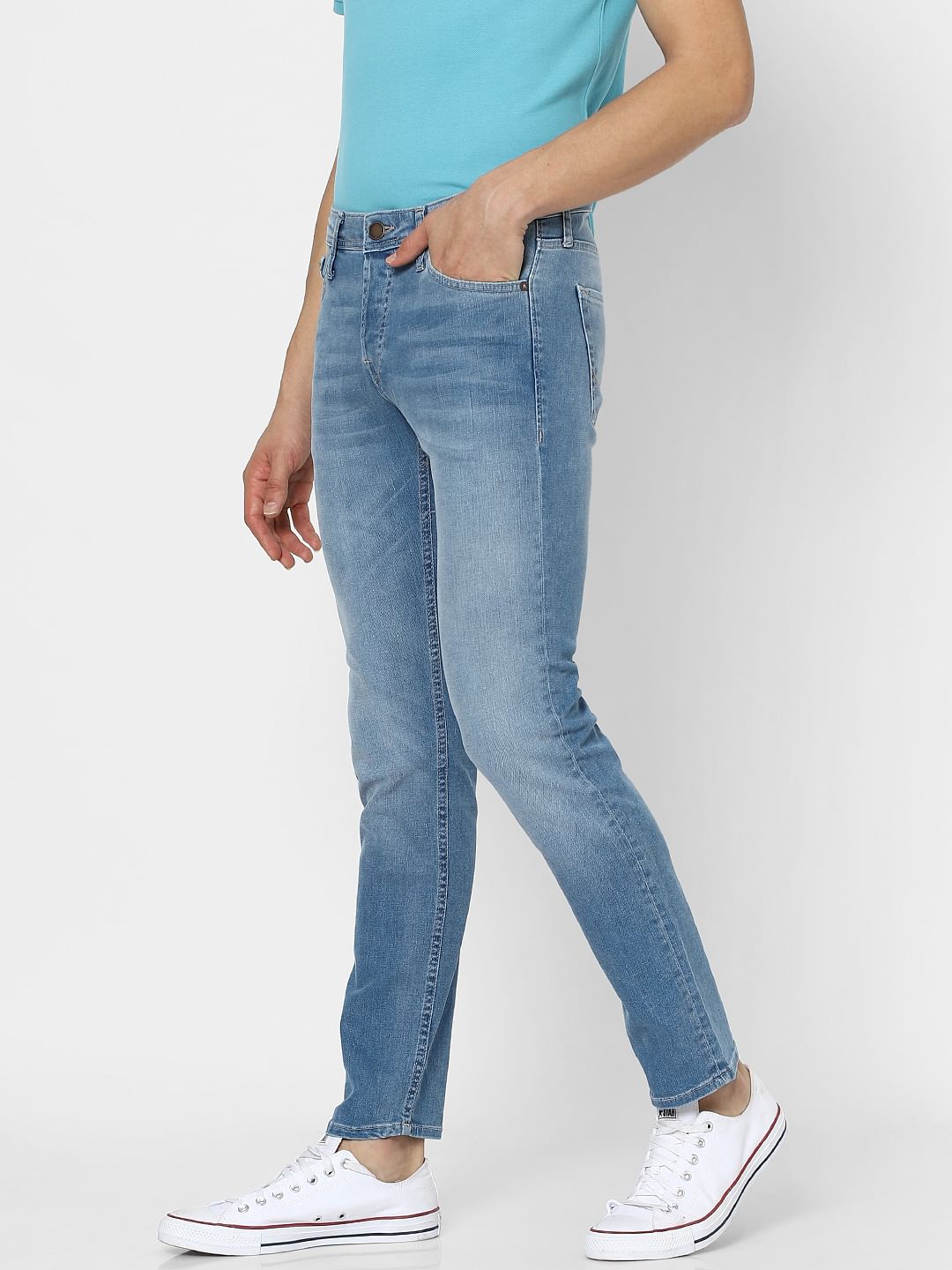 Light Blue Low Rise Glenn Slim Fit Jeans