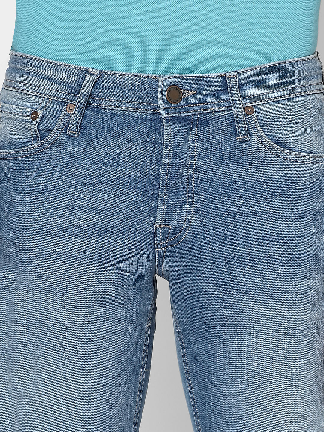 Light Blue Low Rise Glenn Slim Fit Jeans