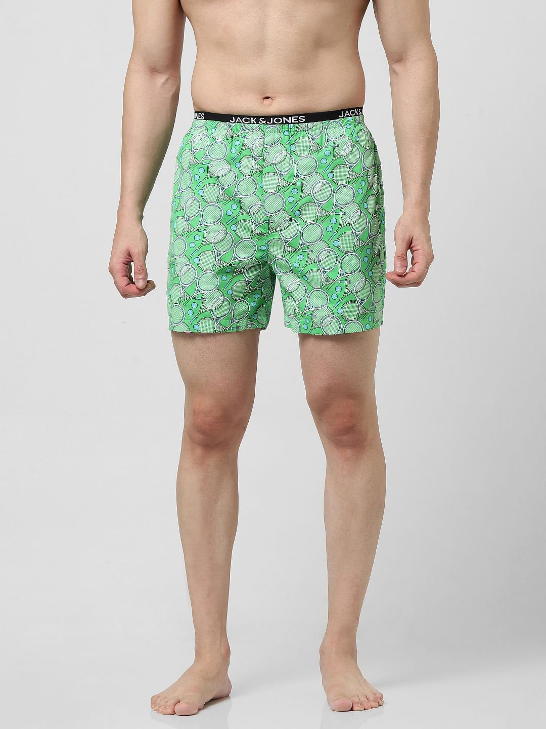Green Printed Boxers