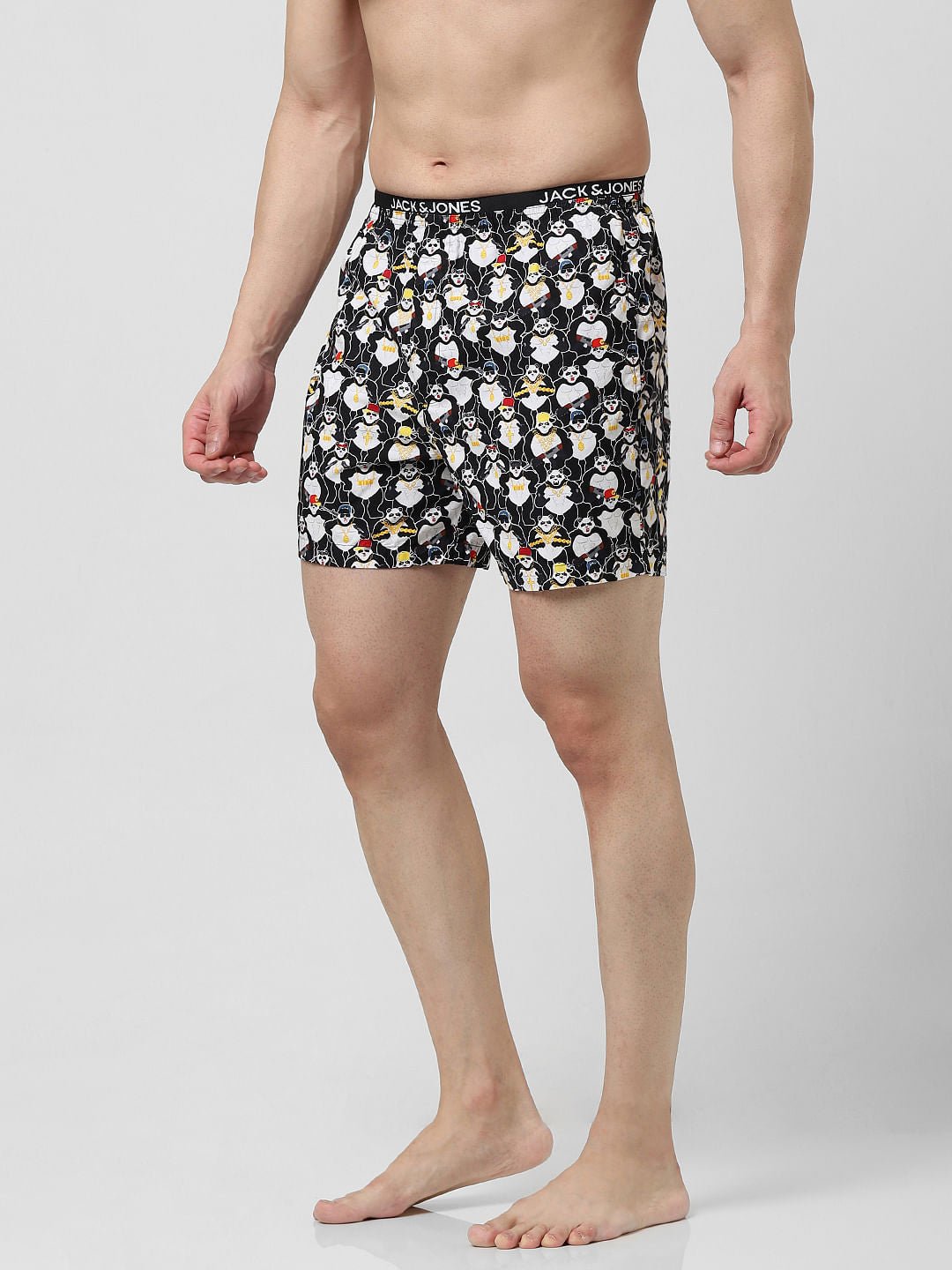 Black Printed Boxers