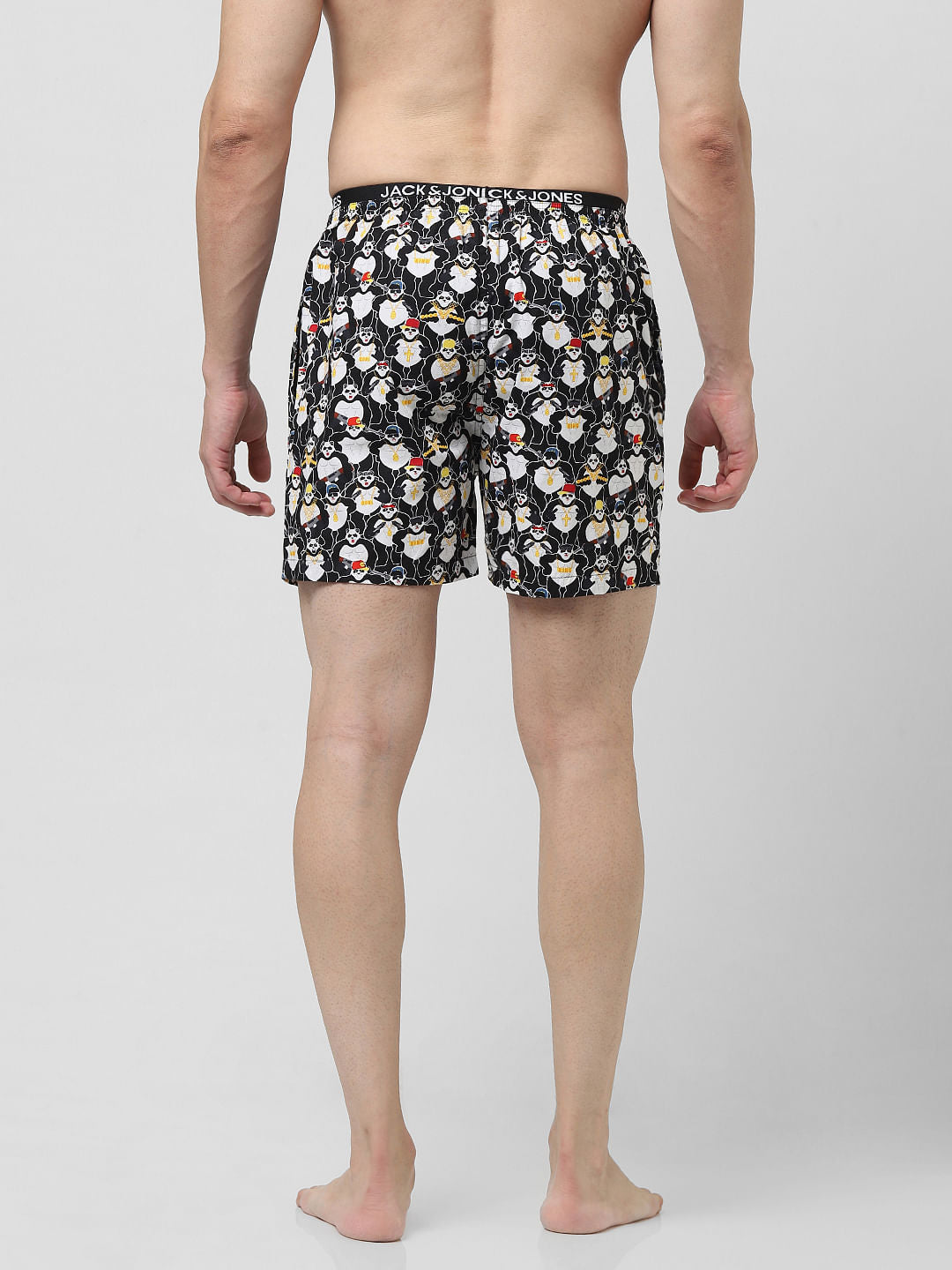 Black Printed Boxers