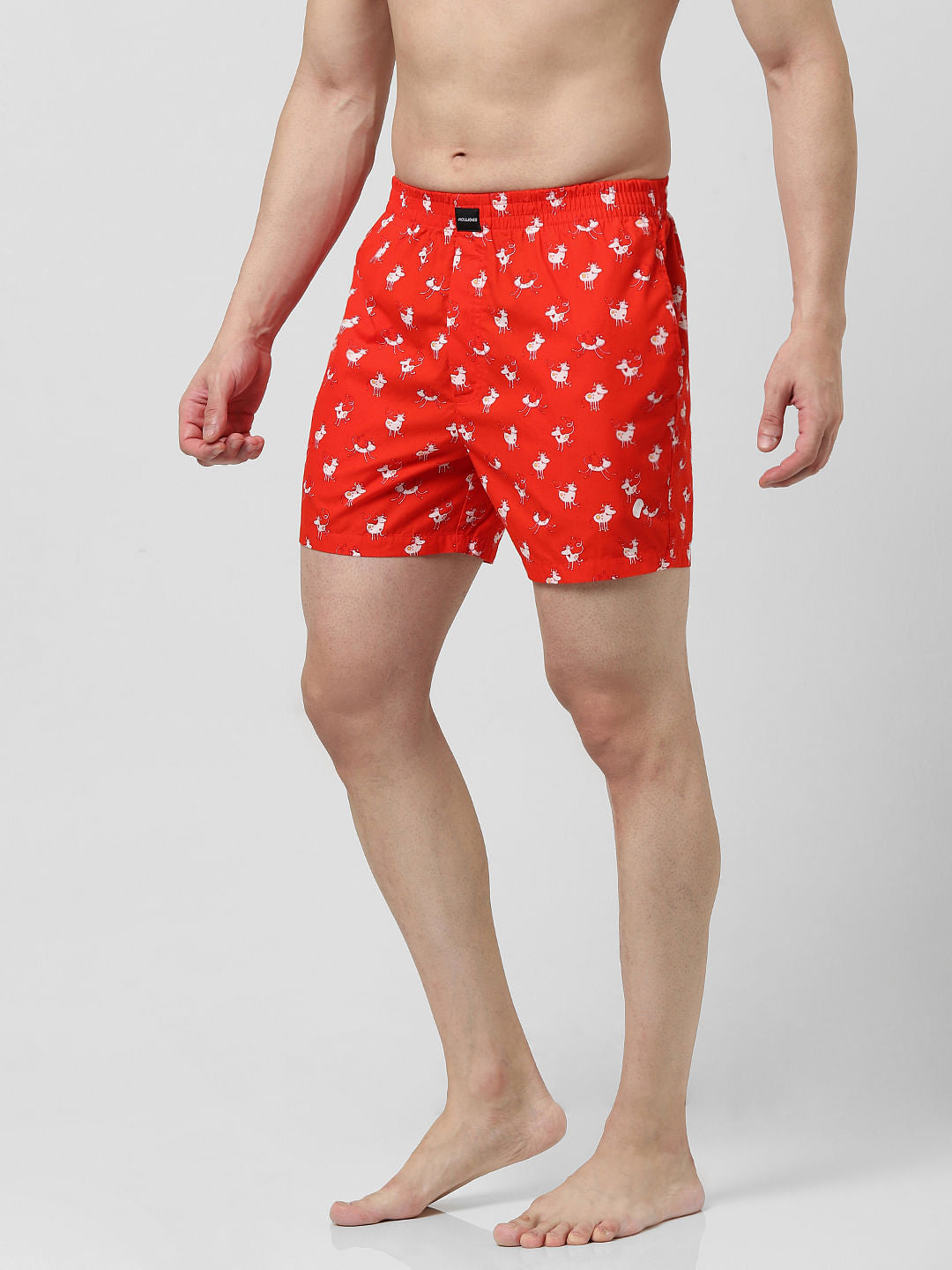 Red Printed Boxers