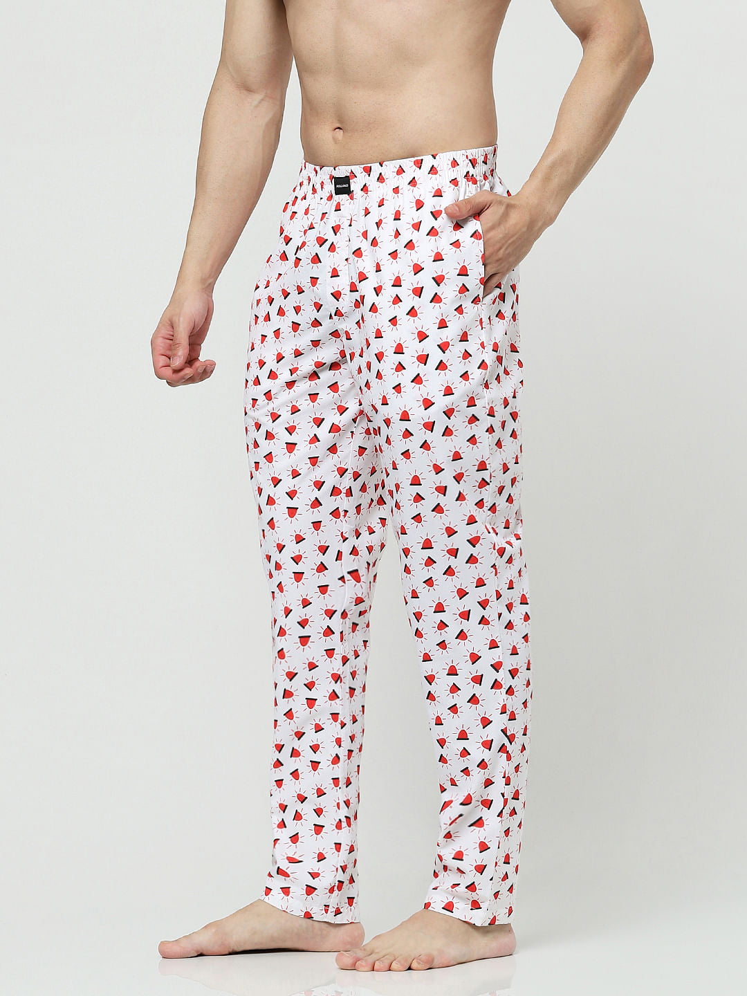 White Printed Pyjamas