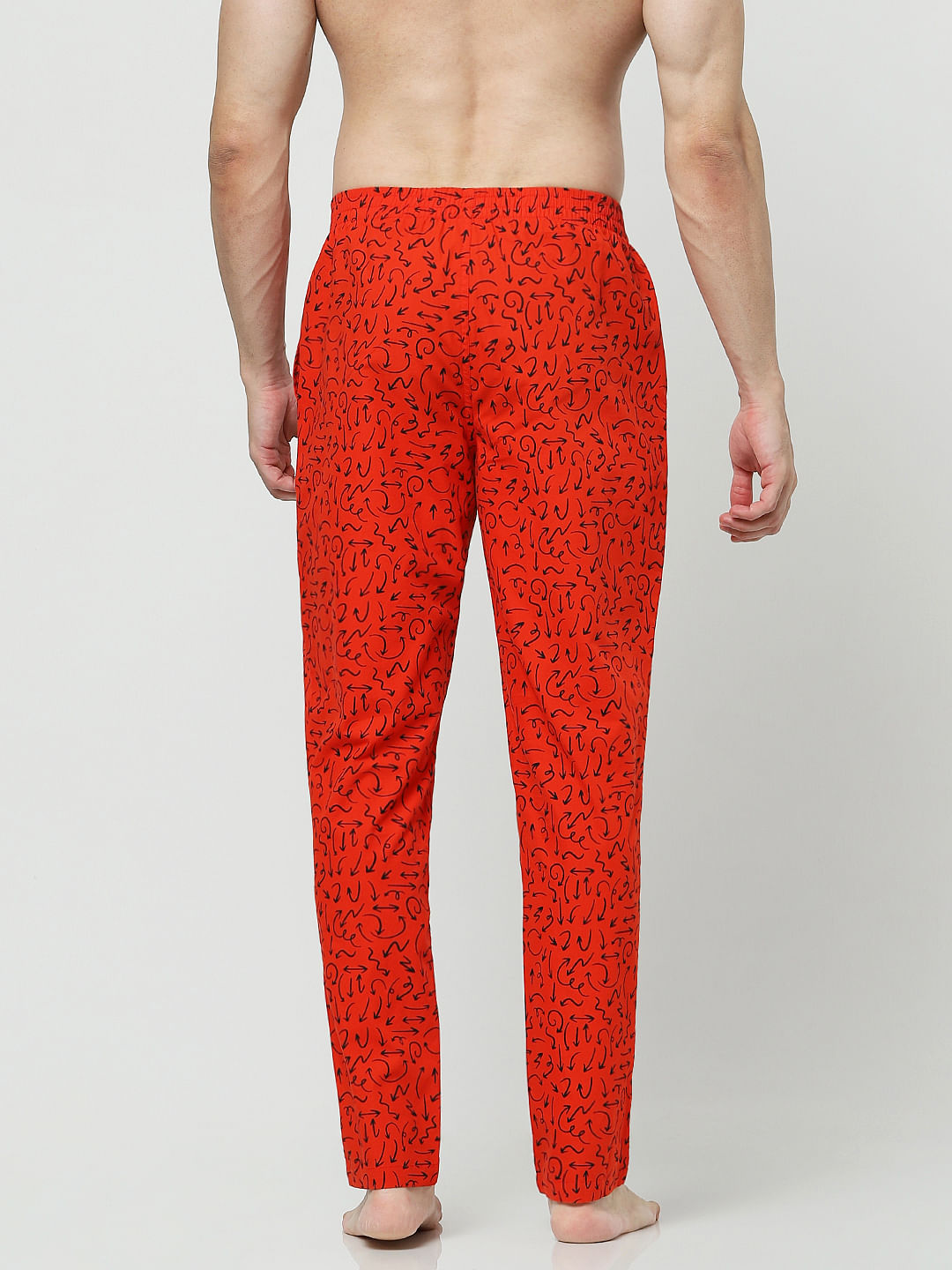 Red Printed Pyjamas