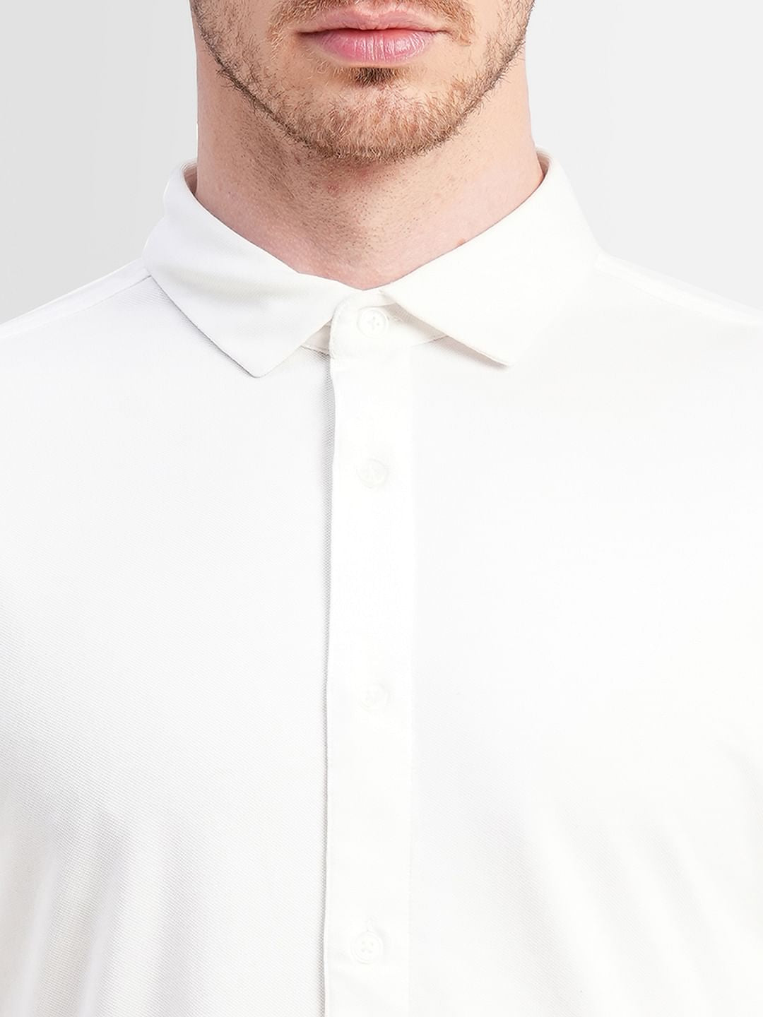 White Full Sleeves Shirt