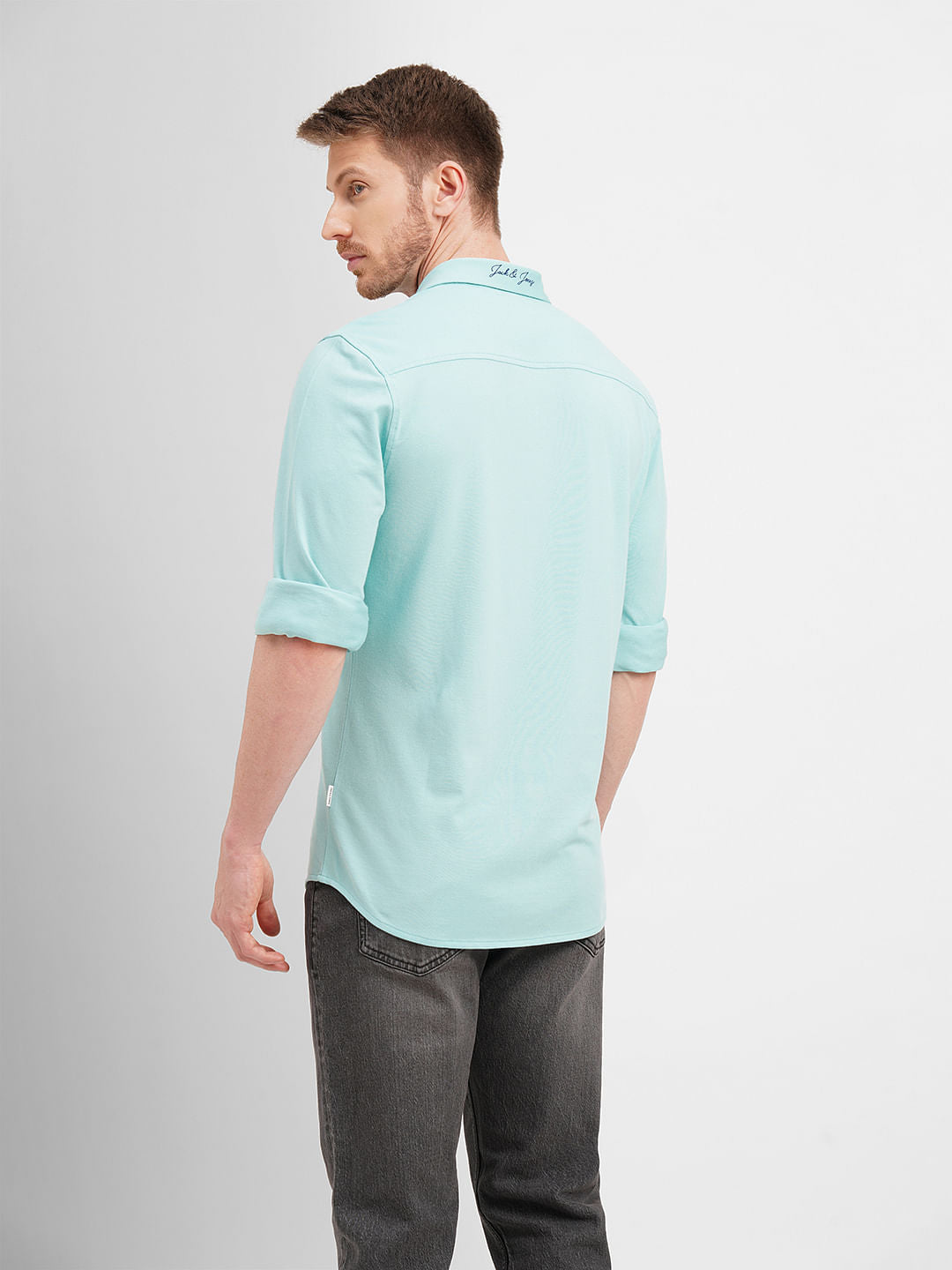 Sky Blue Full Sleeves Shirt