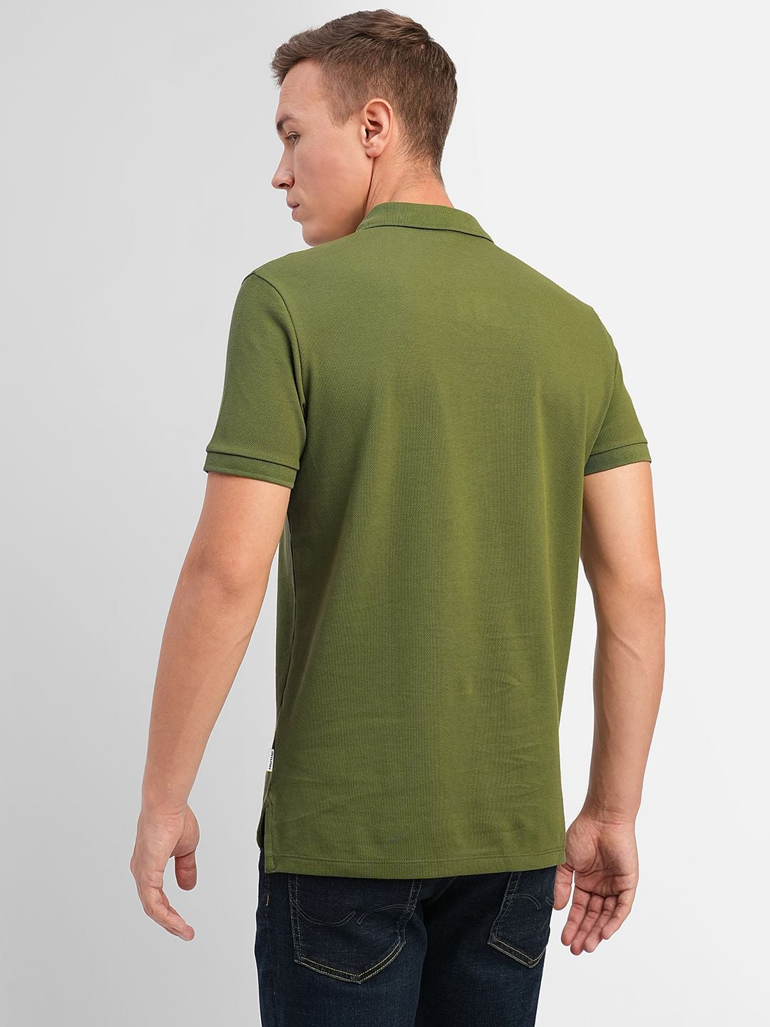 Green Polo Neck T-shirt
