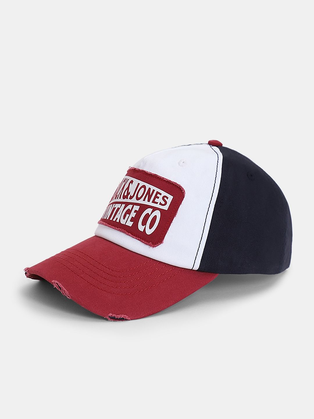Red & White Logo Printed Cap