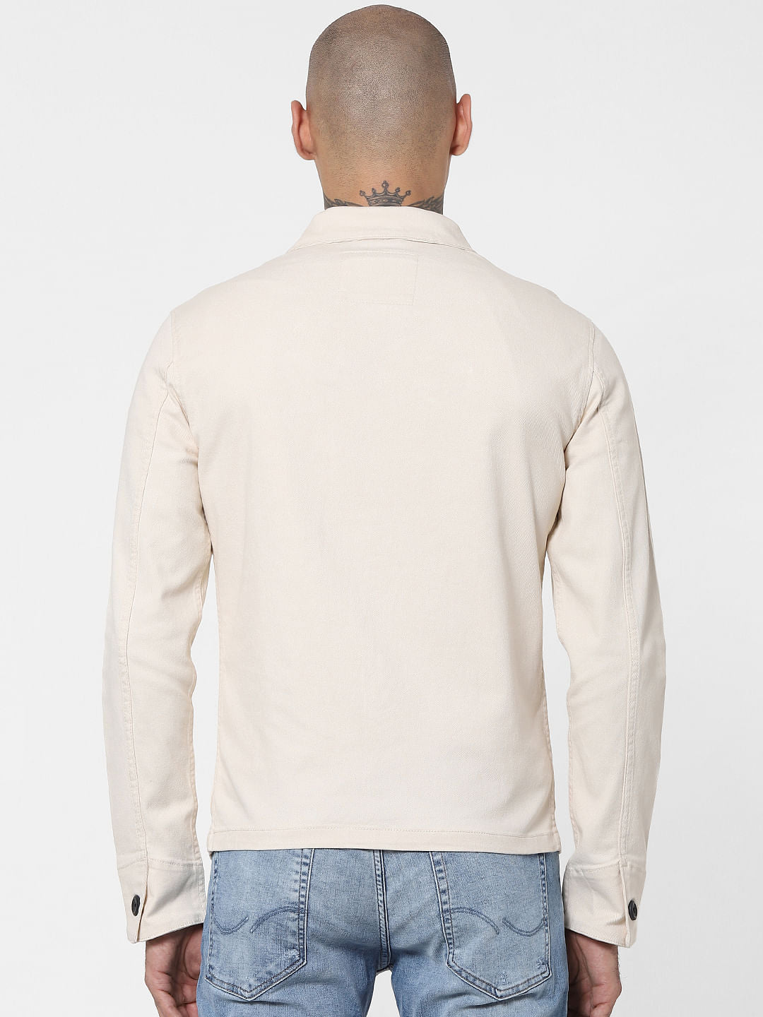 Off-White Twill Weave Jacket