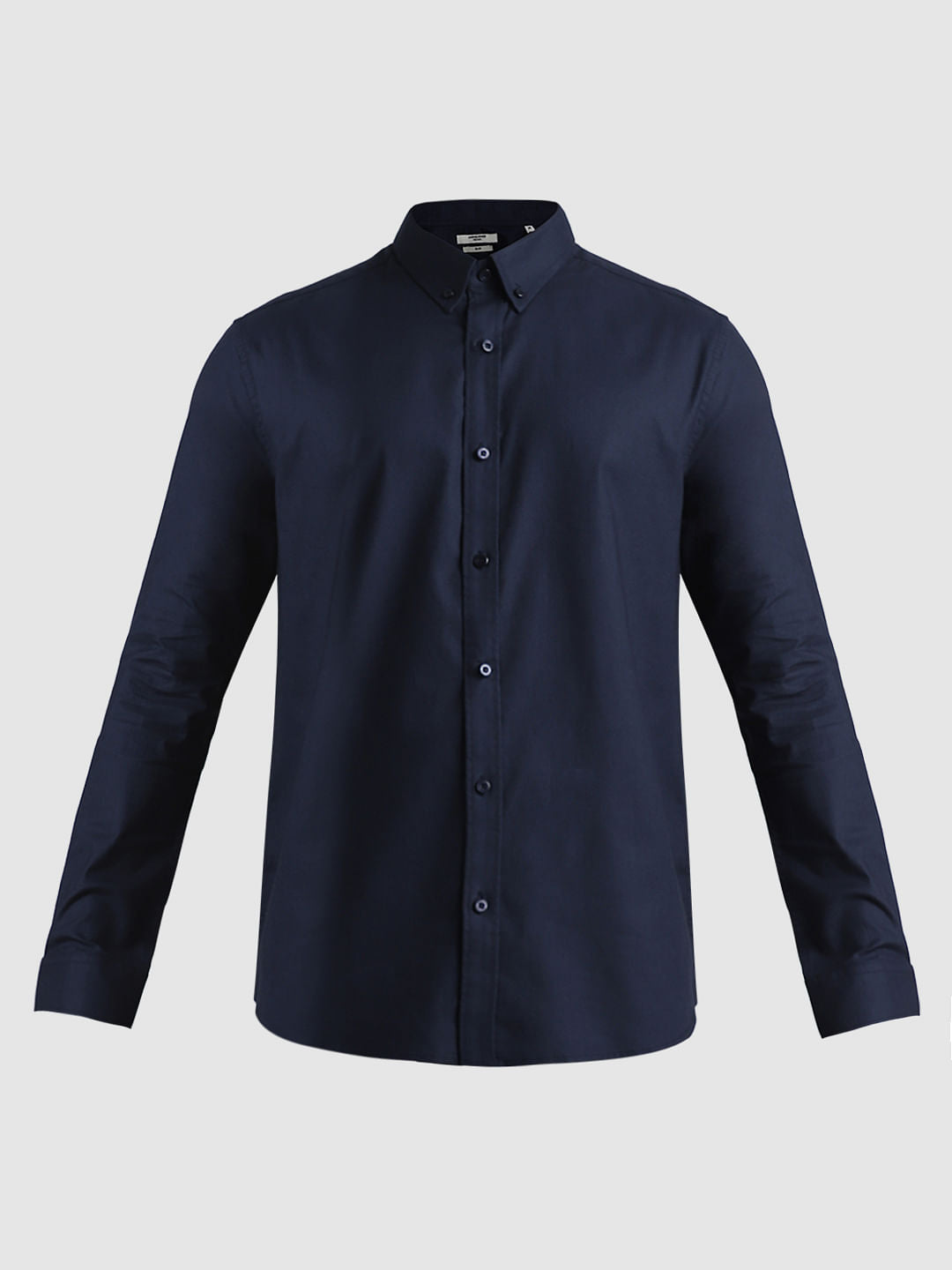 Navy Blue Formal Full Sleeves Shirt