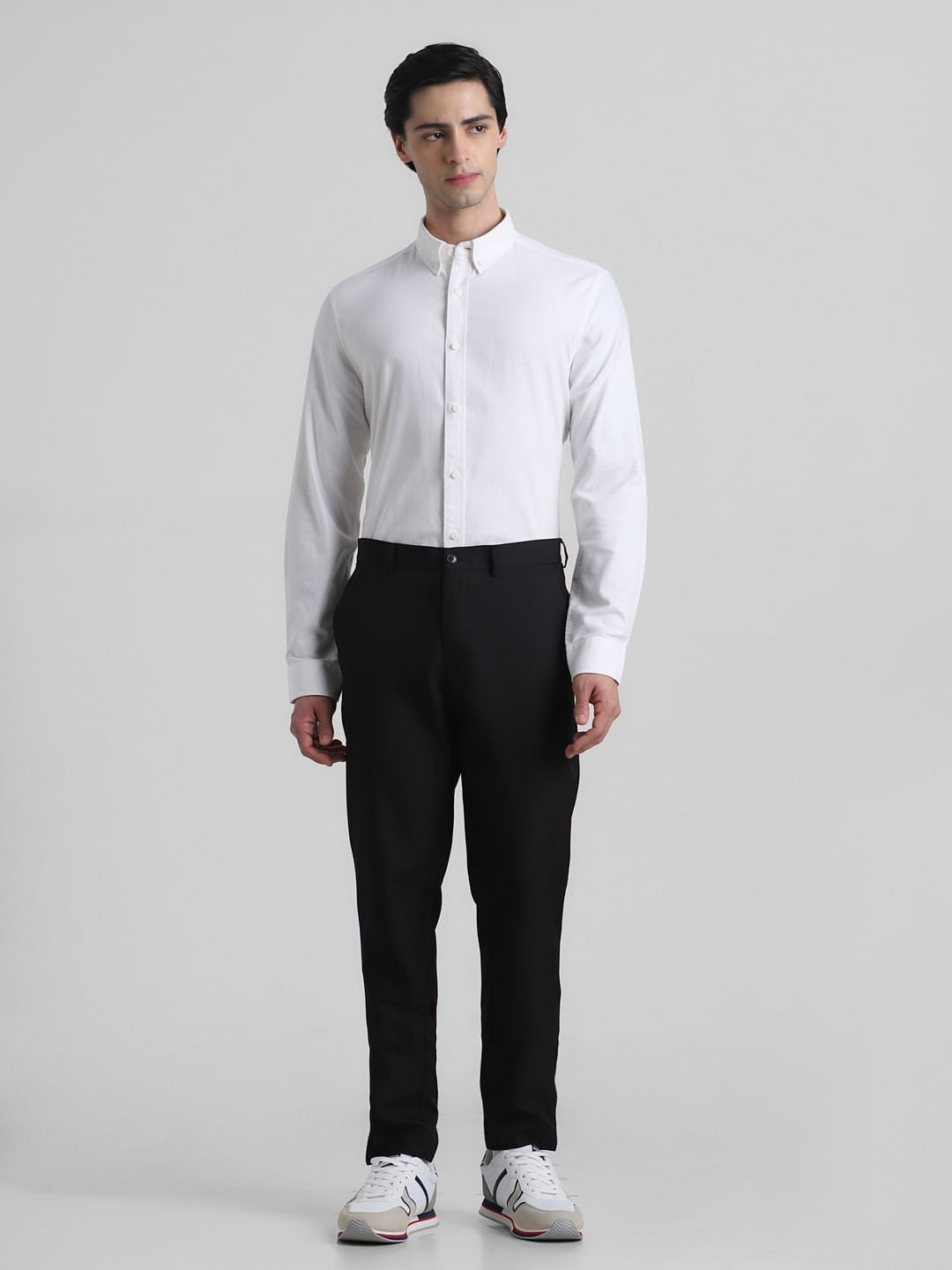 White Formal Full Sleeves Shirt