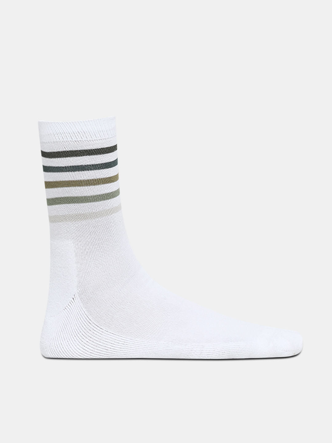 Pack of 3 Striped Mid-Length Socks