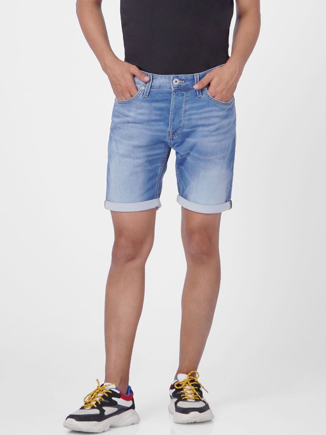 Blue Denim Shorts
