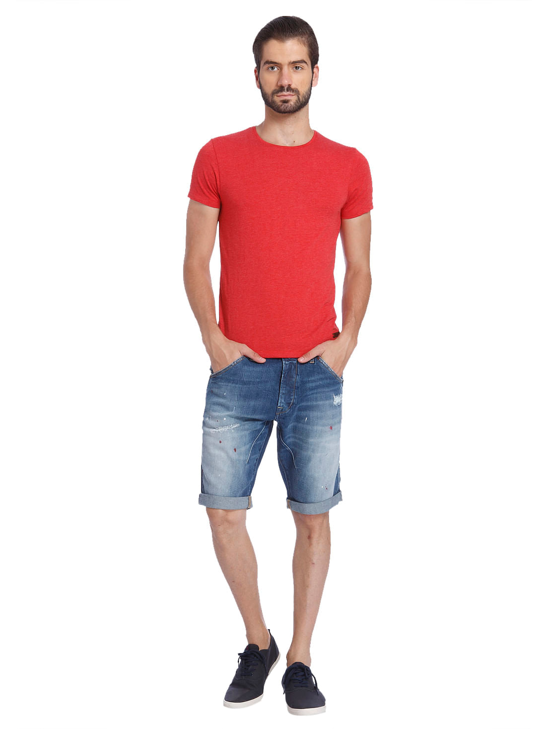 Solid Casual T-Shirt
