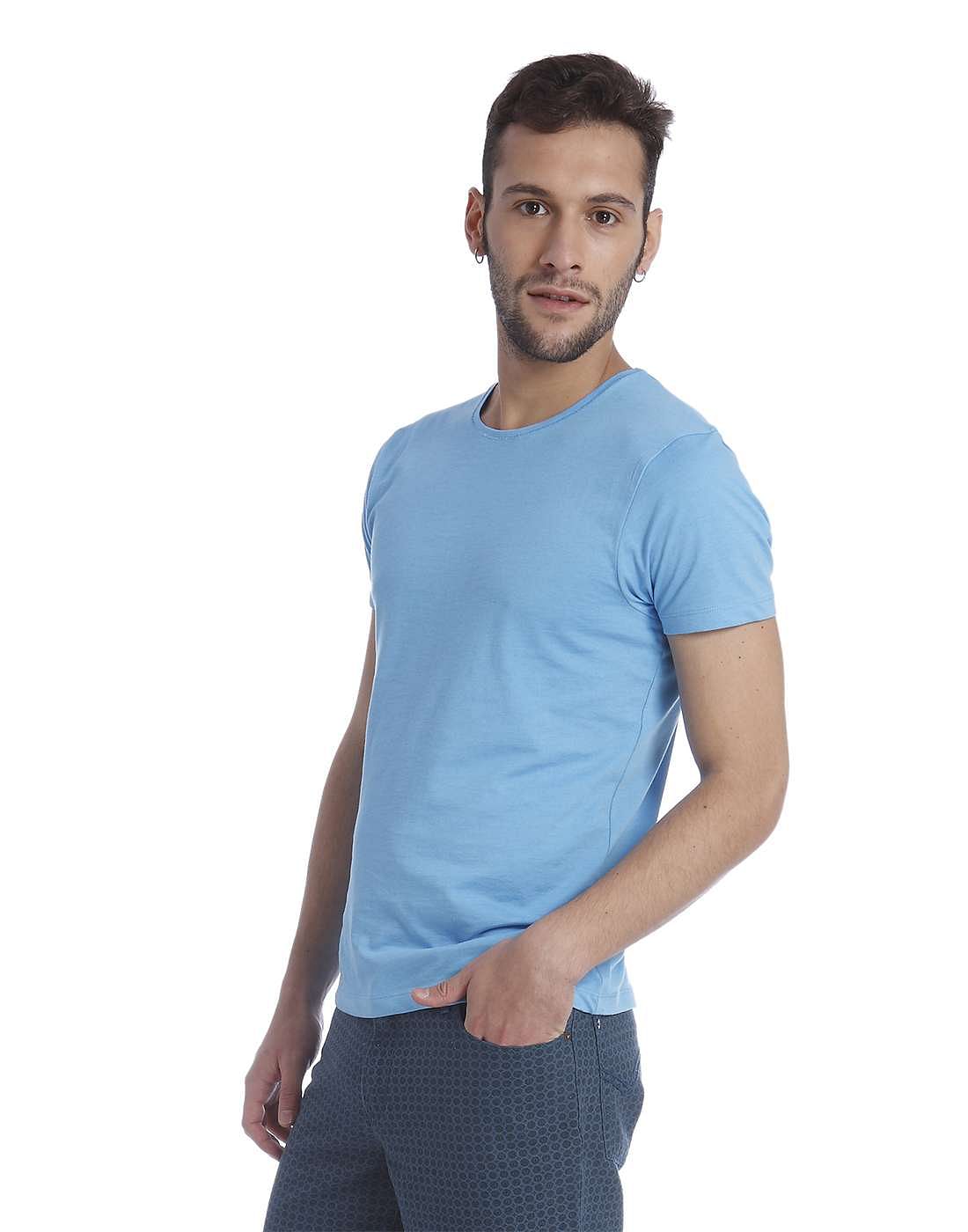 Solid Casual T-Shirt
