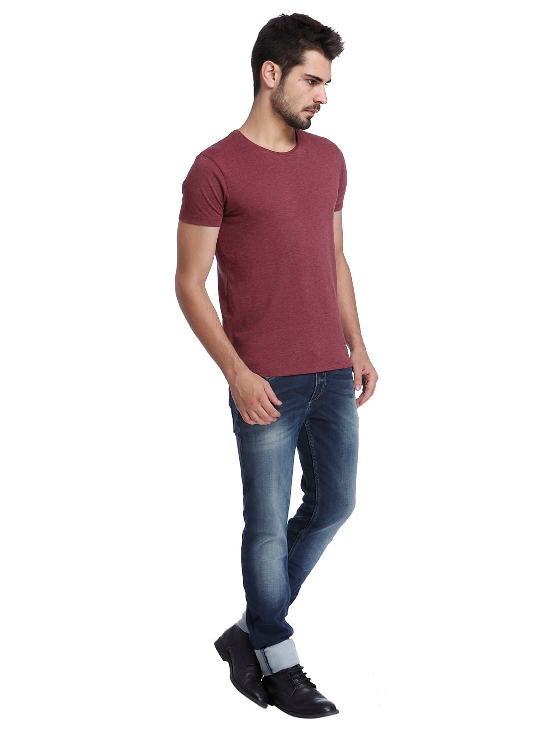 Solid Casual T-Shirt