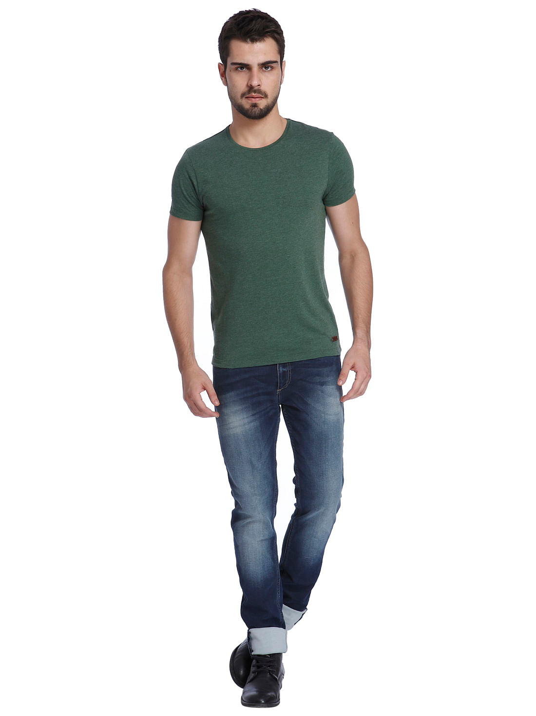 Solid Casual T-Shirt