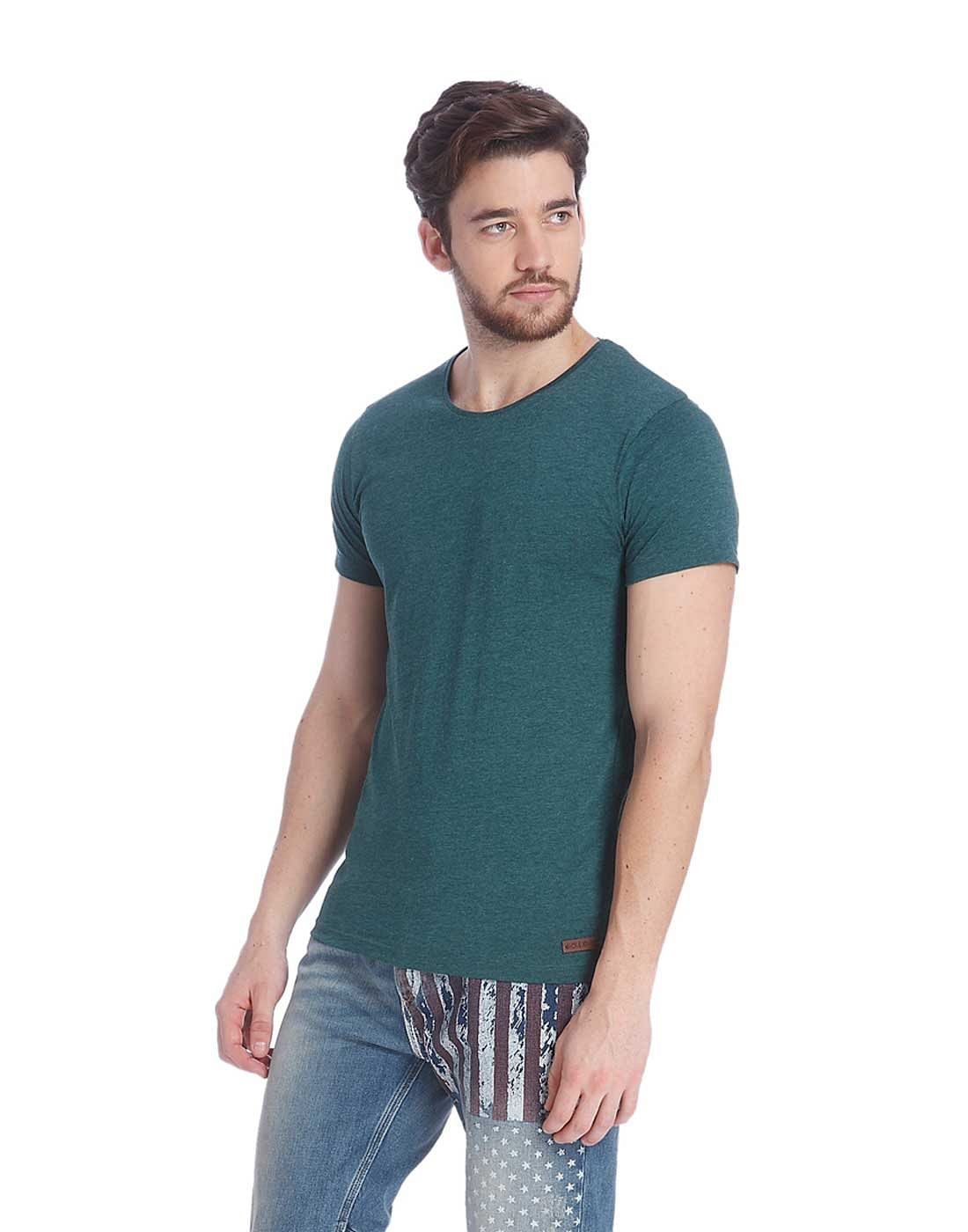 Solid Casual T-Shirt