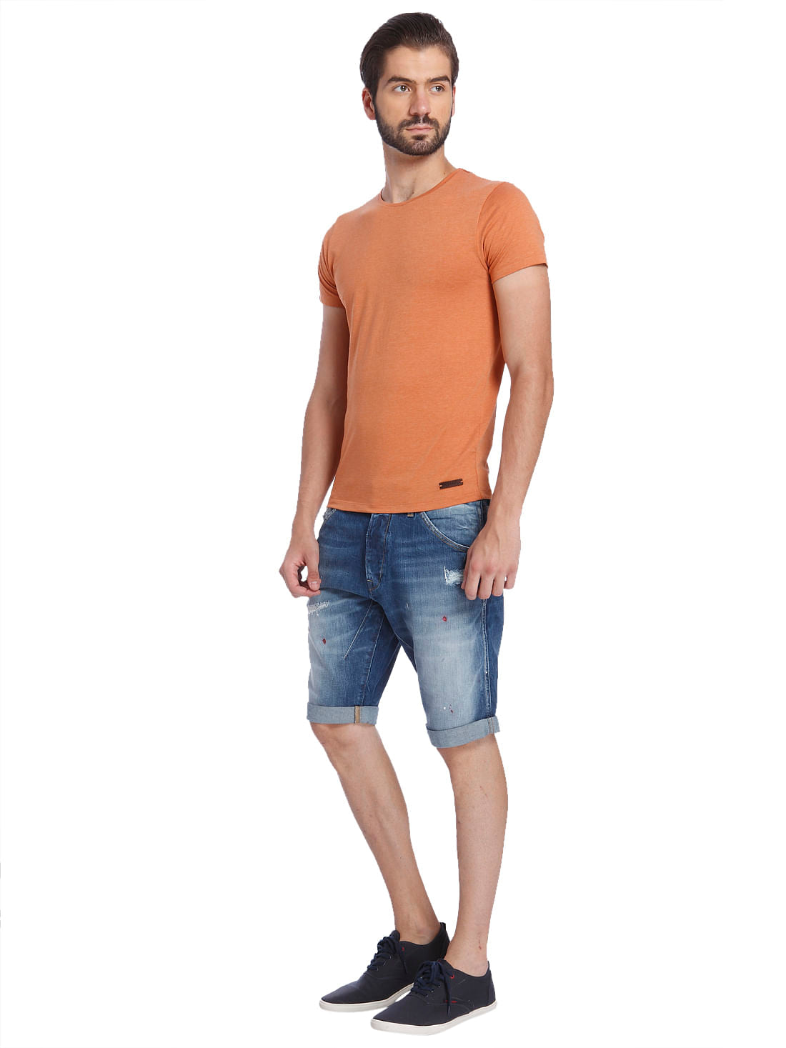 Solid Casual T-Shirt