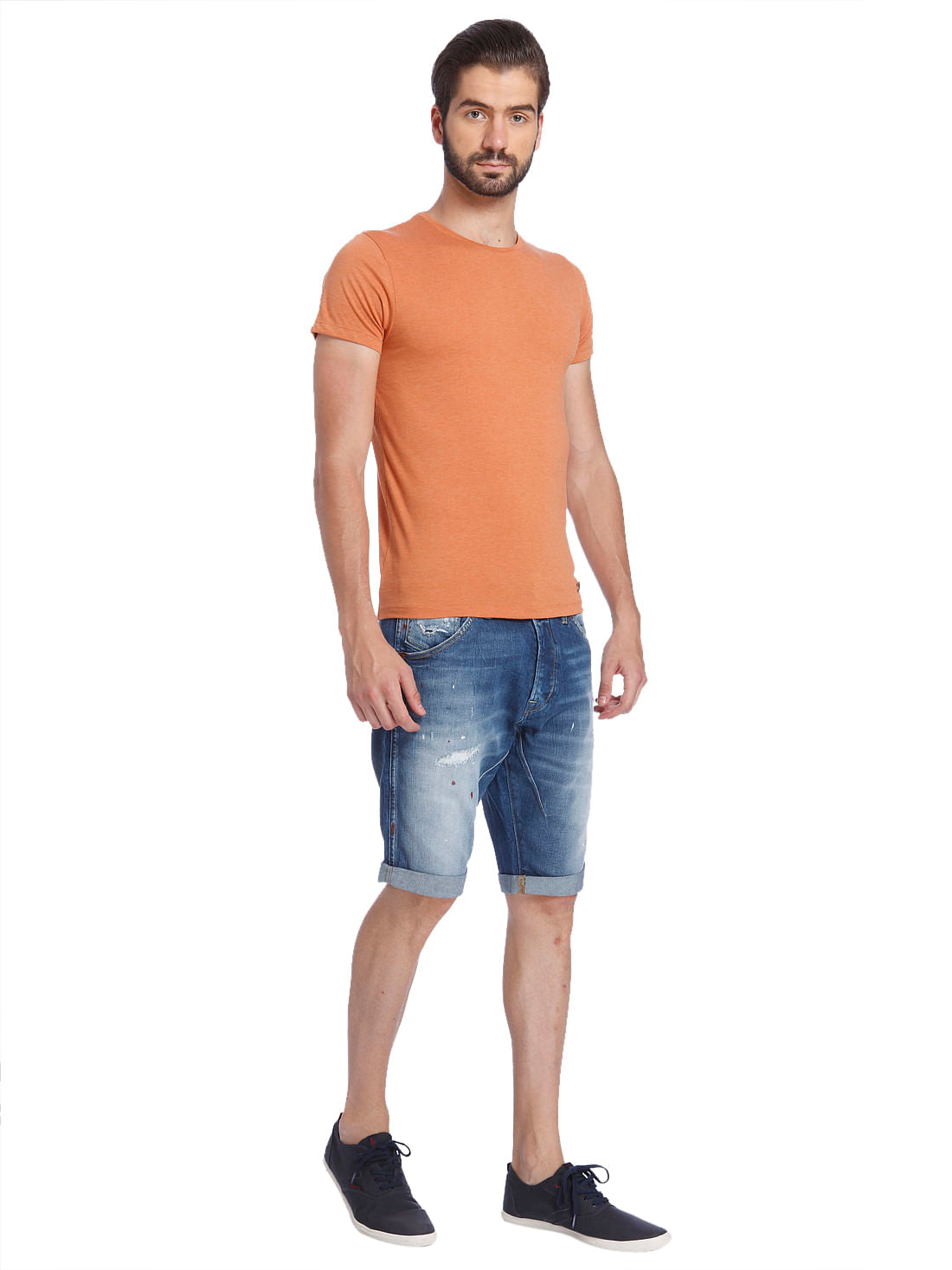 Solid Casual T-Shirt