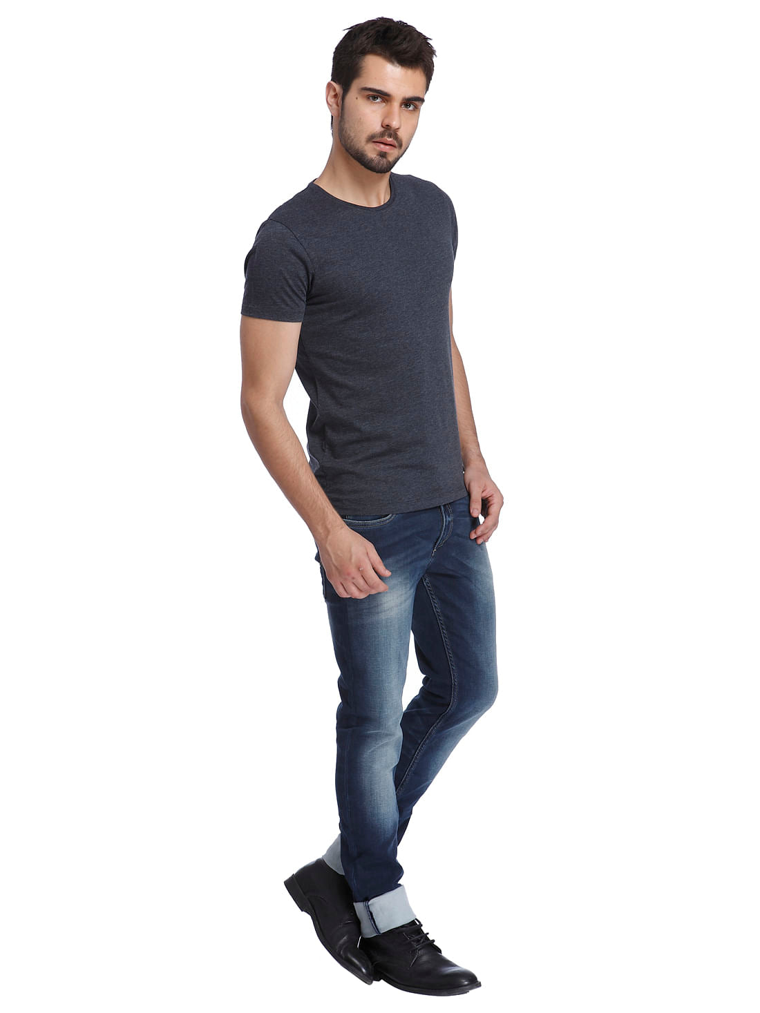 Solid Casual T-Shirt