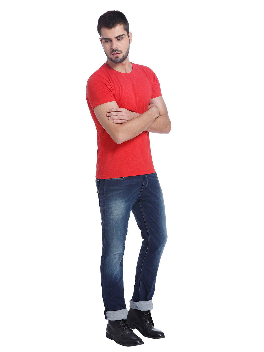 Solid Casual T-Shirt