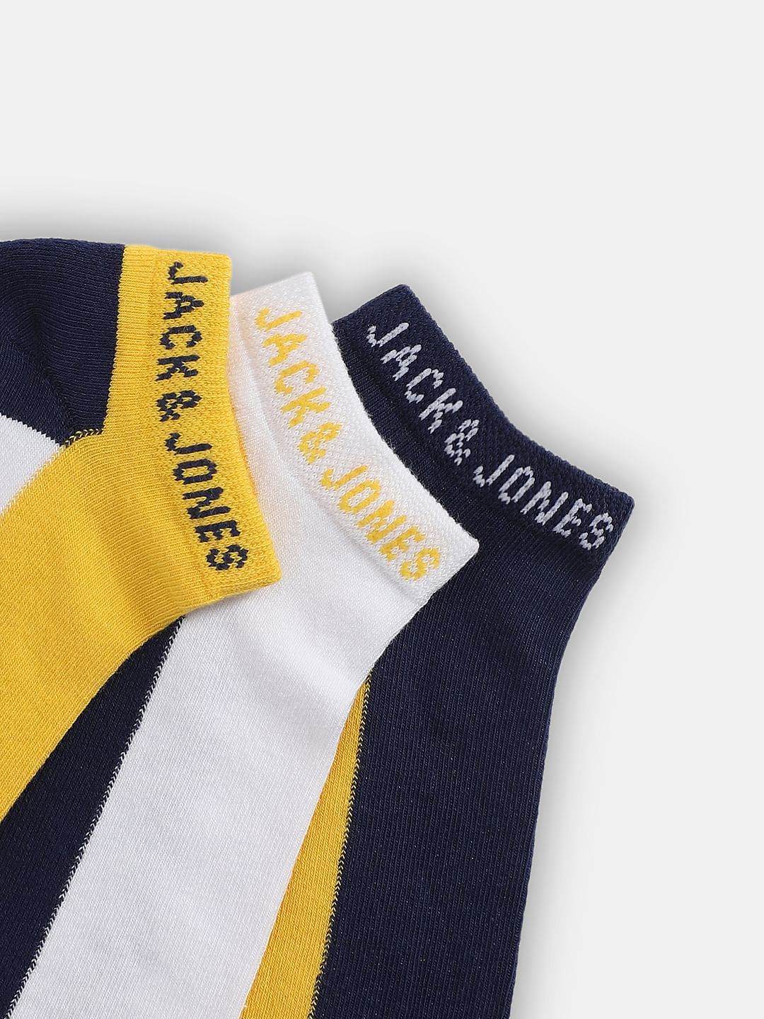 Pack of 3 Terry Ankle-Length Socks