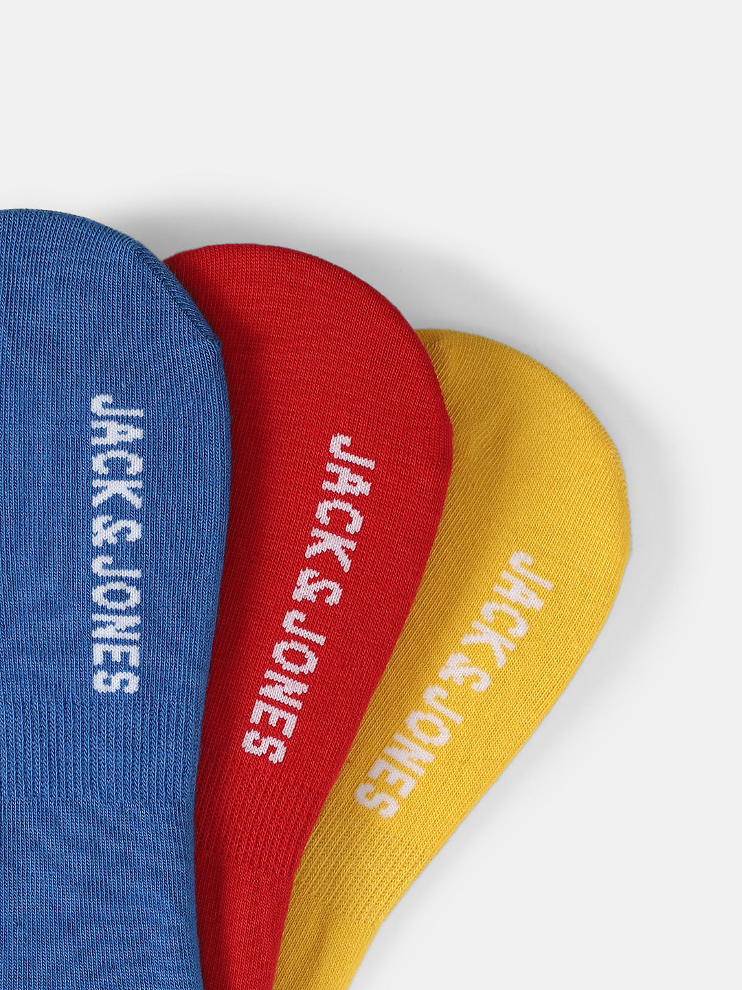 Pack of 3 Logo Print No-Show Socks