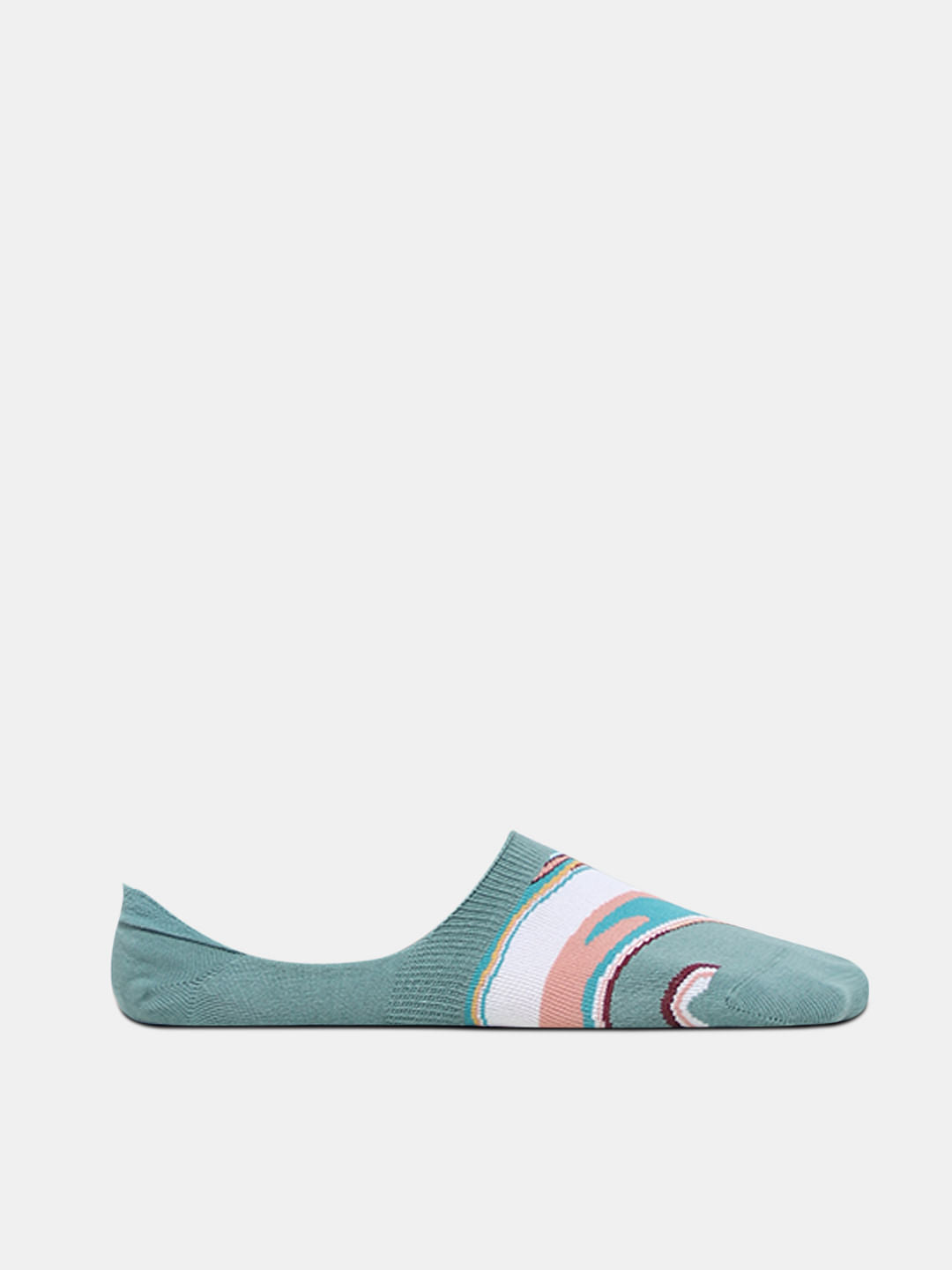 Pack of 2 Printed No-Show Socks