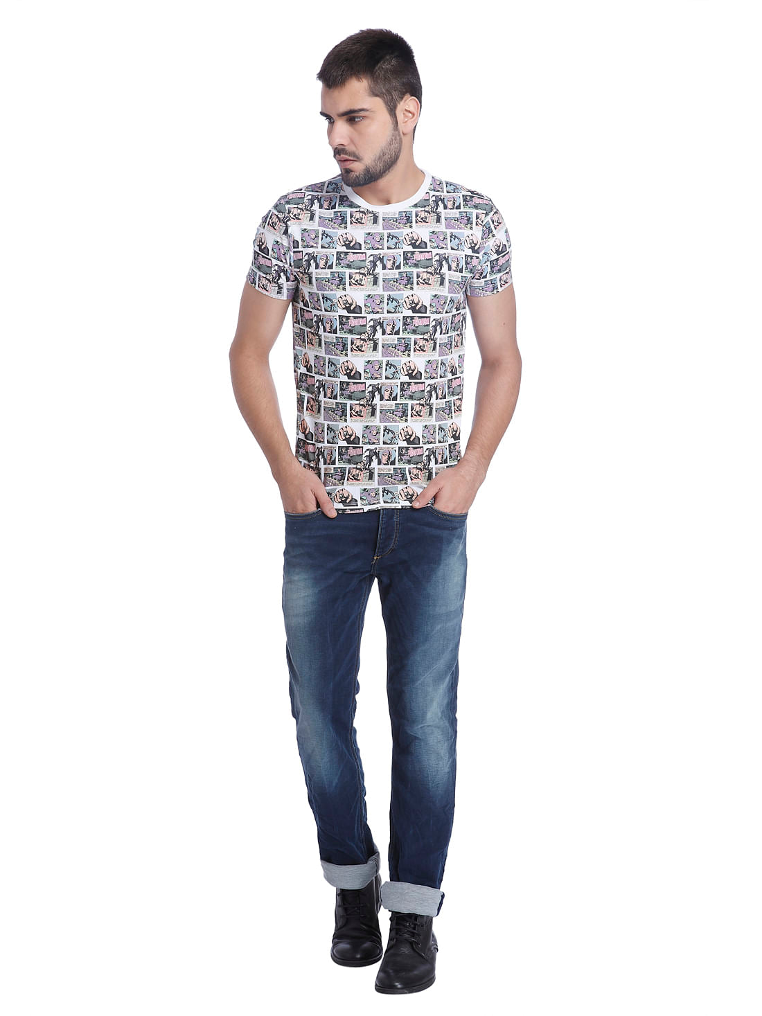 Graphic Print Casual T-Shirt