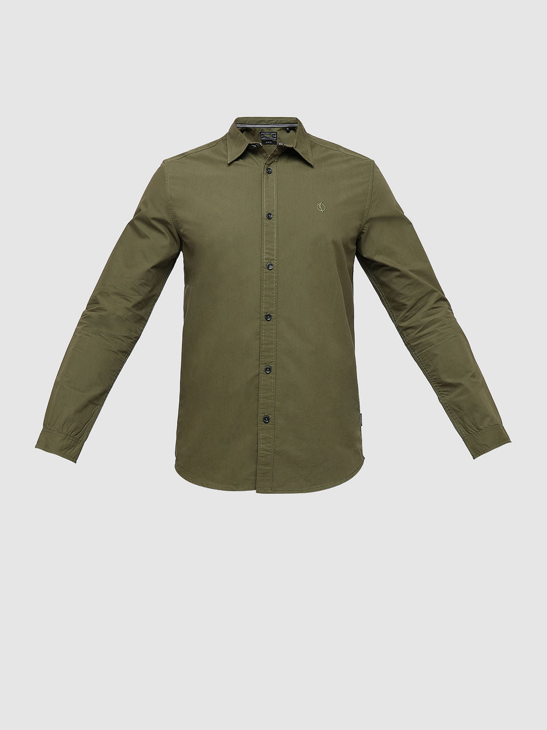 PRODUKT by JACK&JONES Dark Green Poly-Cotton Shirt