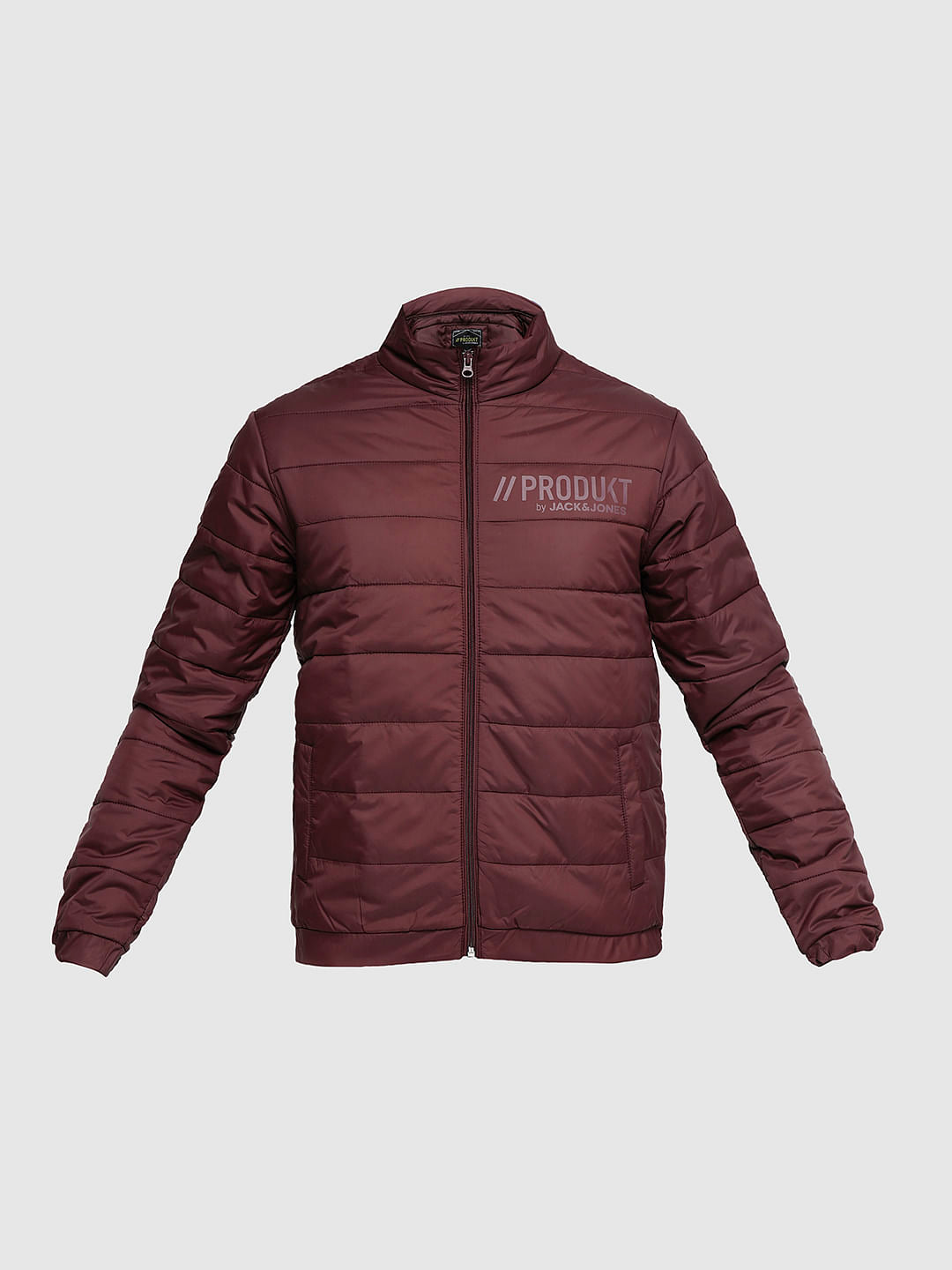 PRODUKT by JACK&JONES Red Logo Print Puffer Jacket
