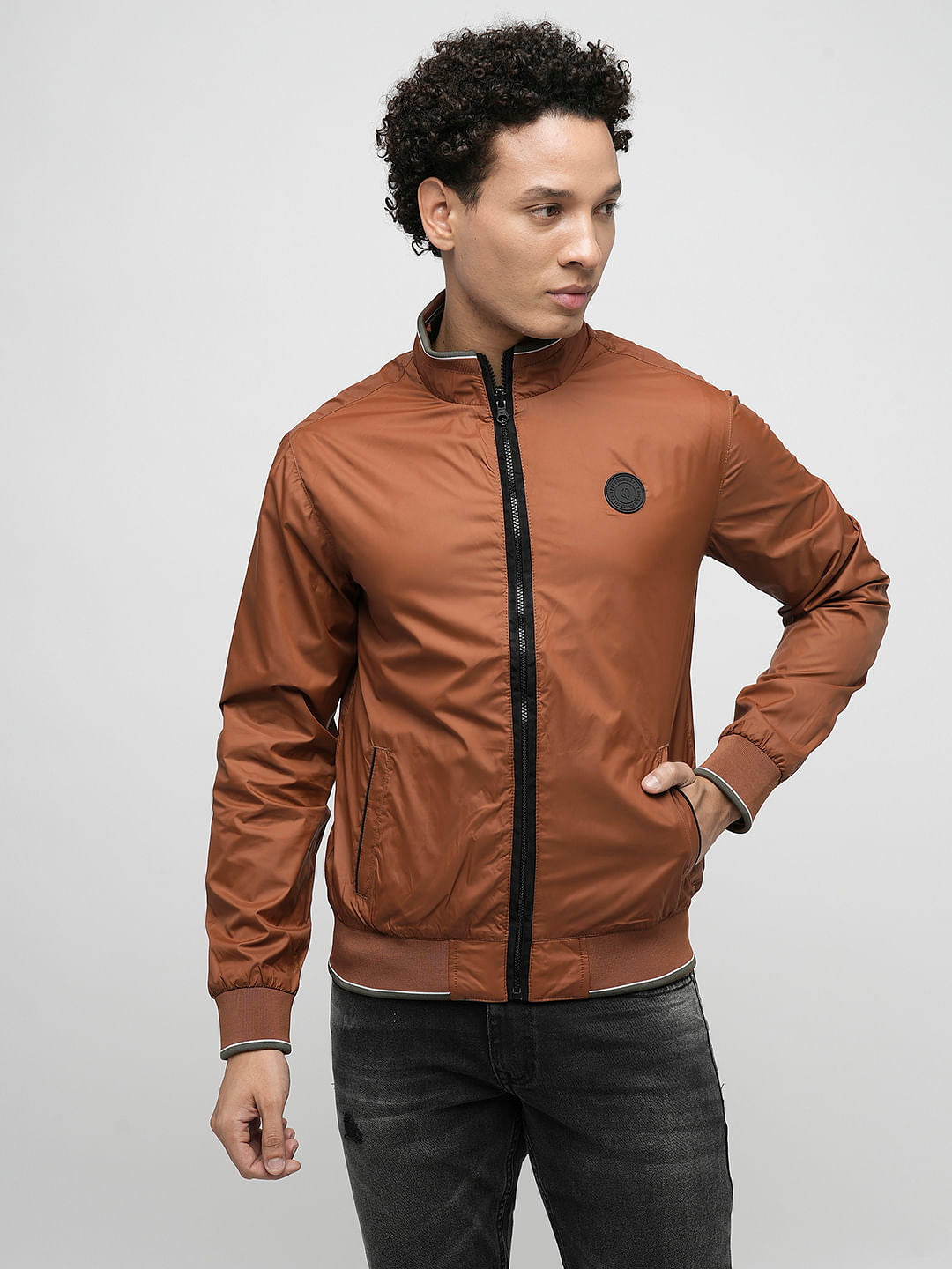 PRODUKT by JACK&JONES Green Reversible Zip-Up Jacket