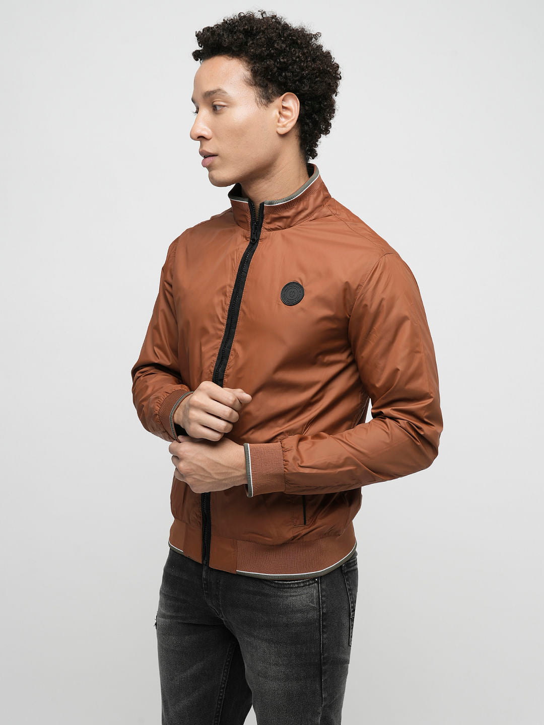 PRODUKT by JACK&JONES Green Reversible Zip-Up Jacket