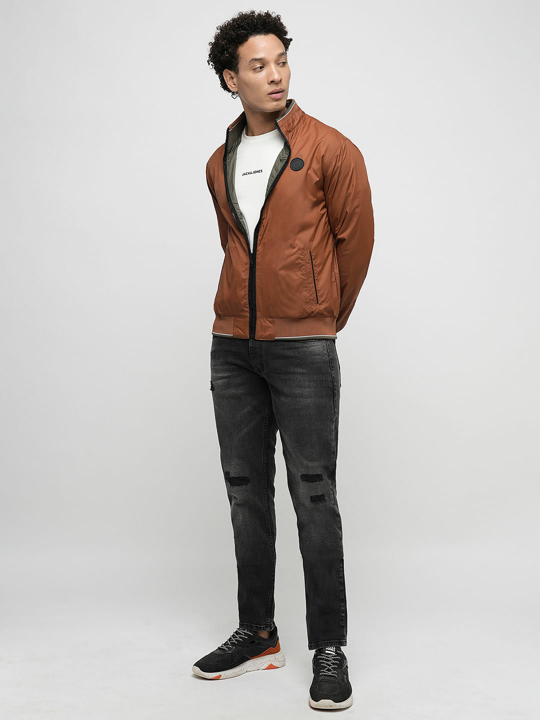 PRODUKT by JACK&JONES Green Reversible Zip-Up Jacket