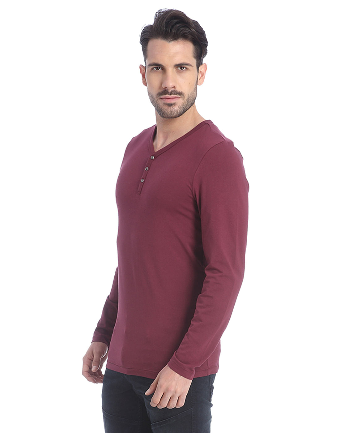 Solid Casual T-Shirt