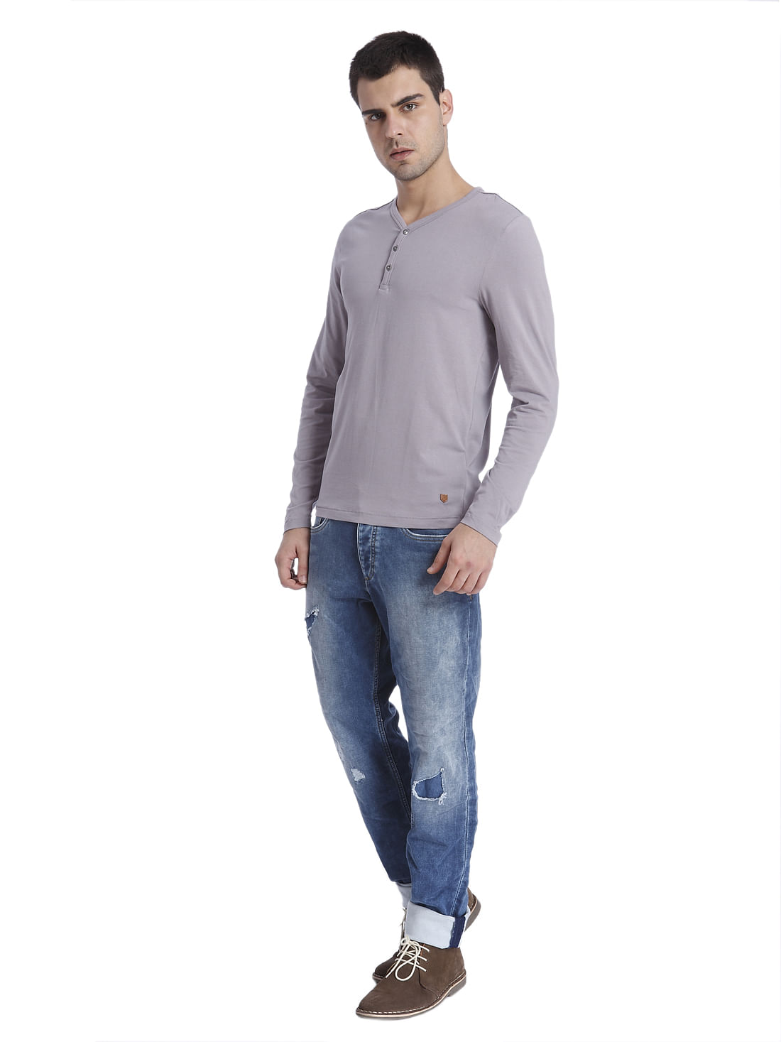 Solid Casual T-Shirt