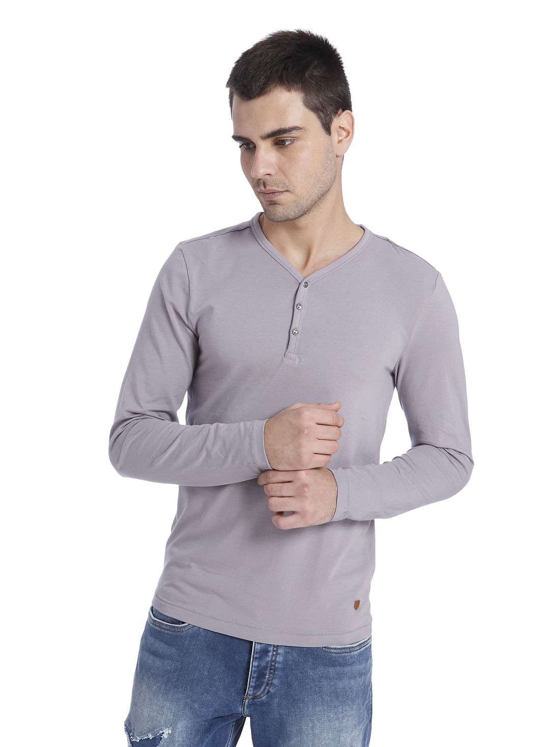 Solid Casual T-Shirt