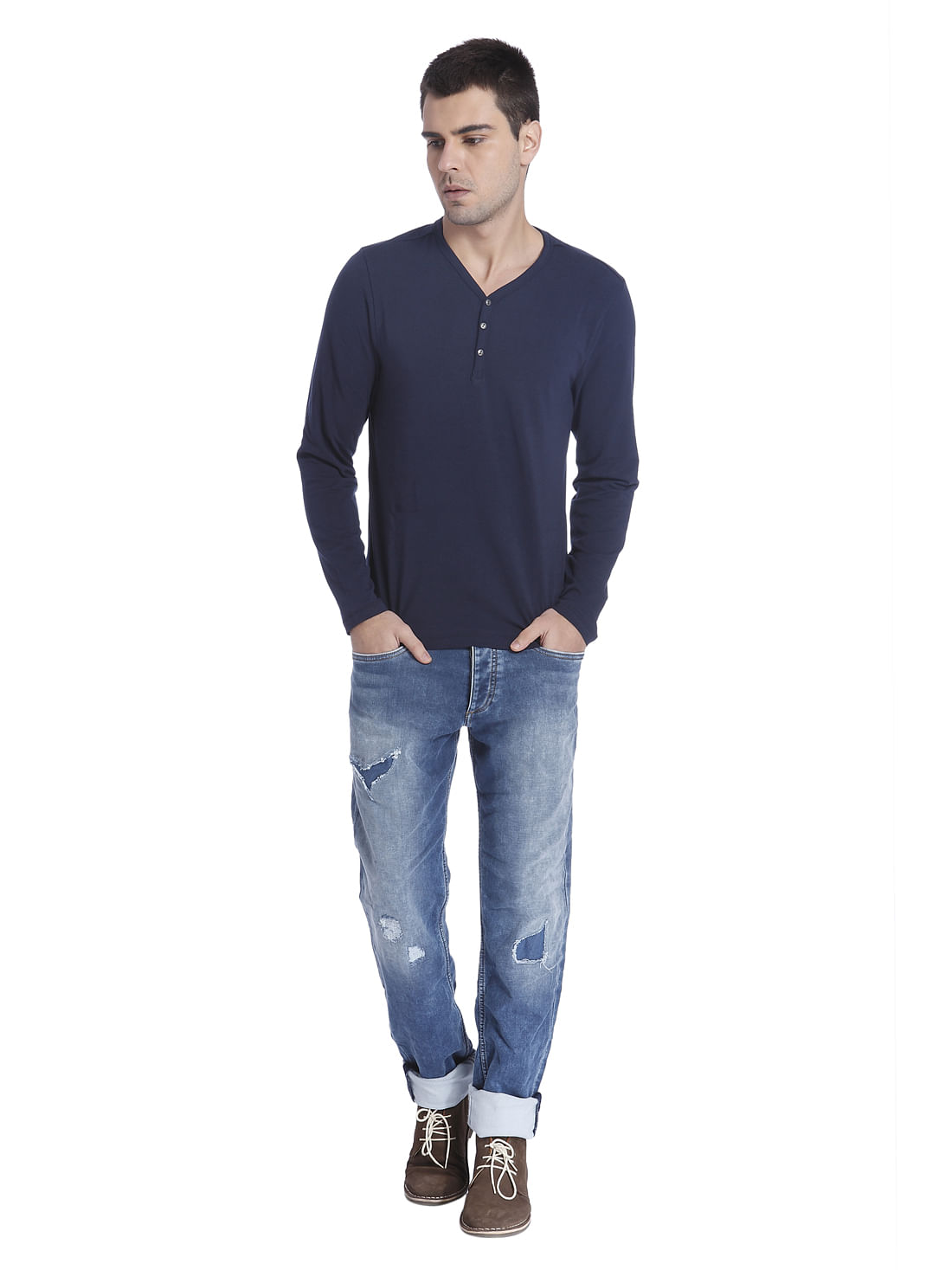 Solid Casual T-Shirt