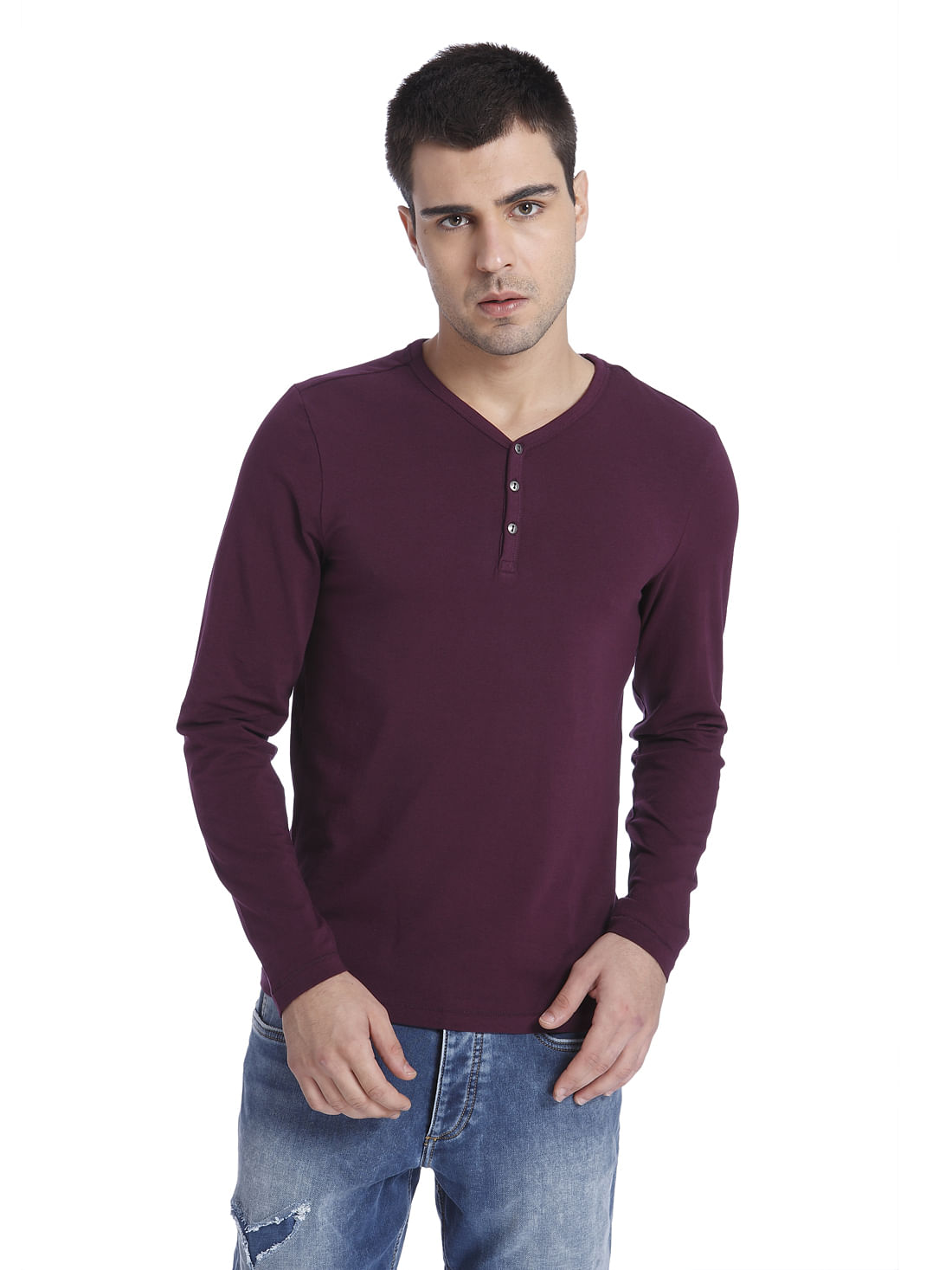 Solid Casual T-Shirt