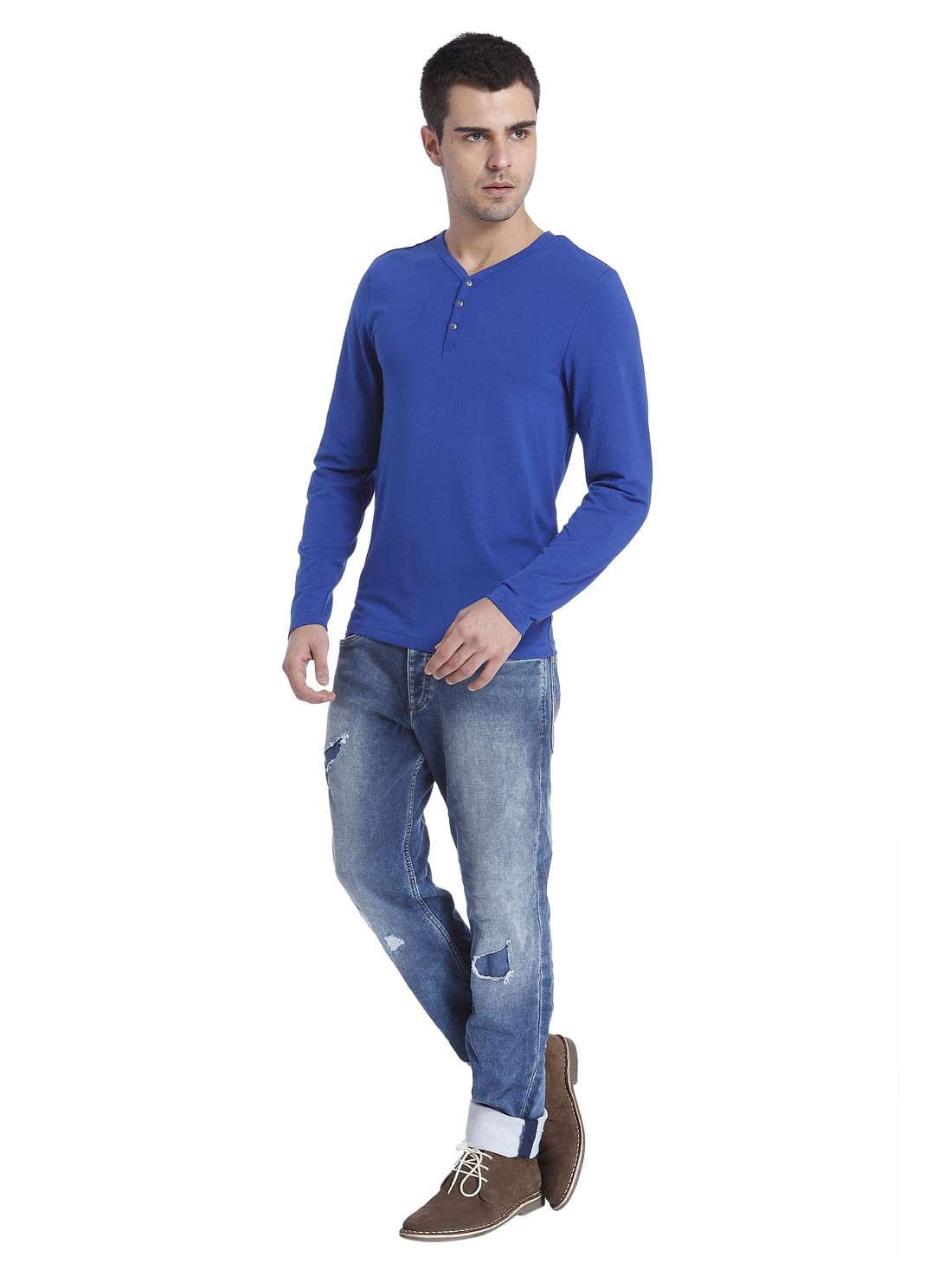 Solid Casual T-Shirt