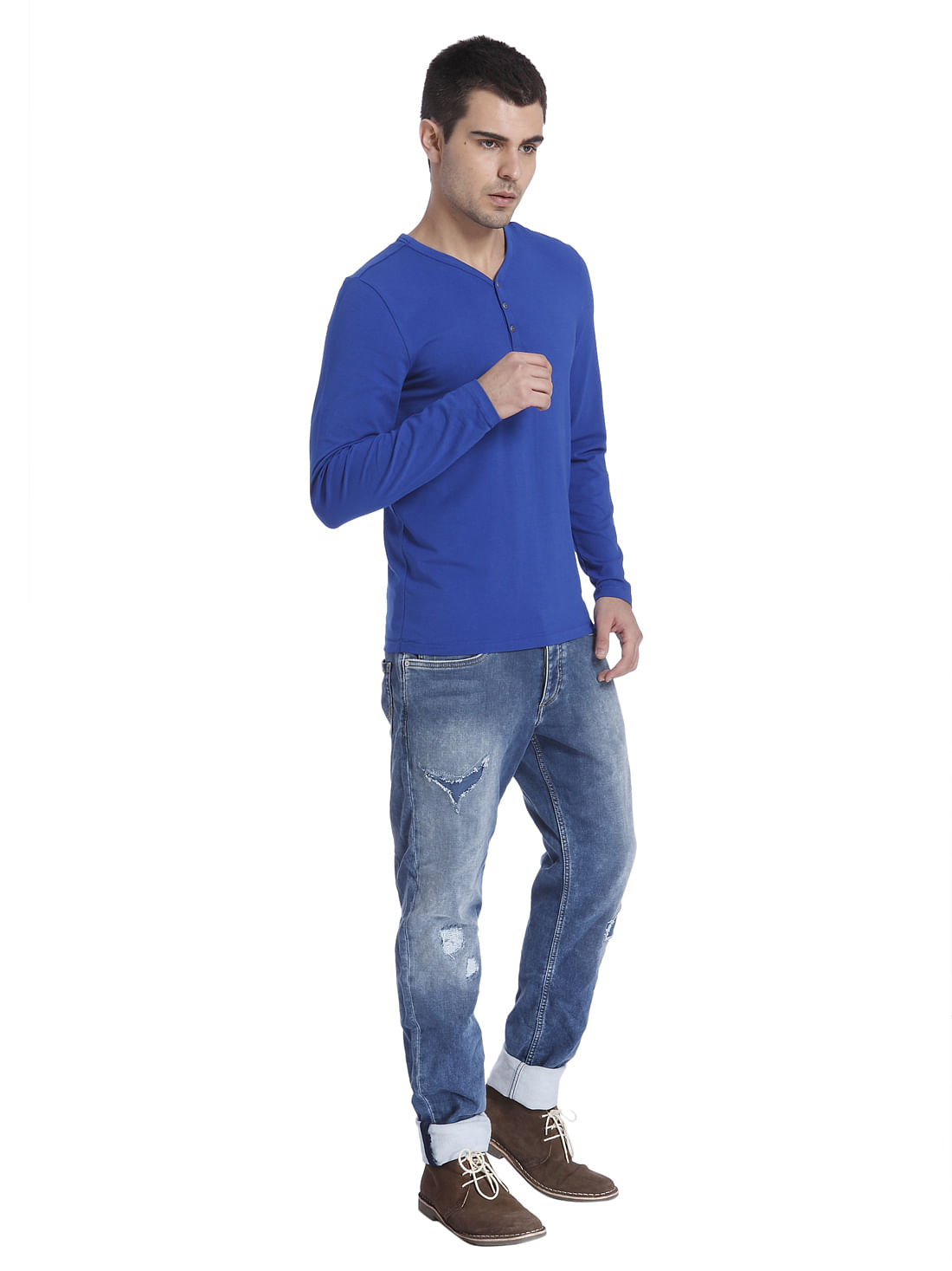 Solid Casual T-Shirt