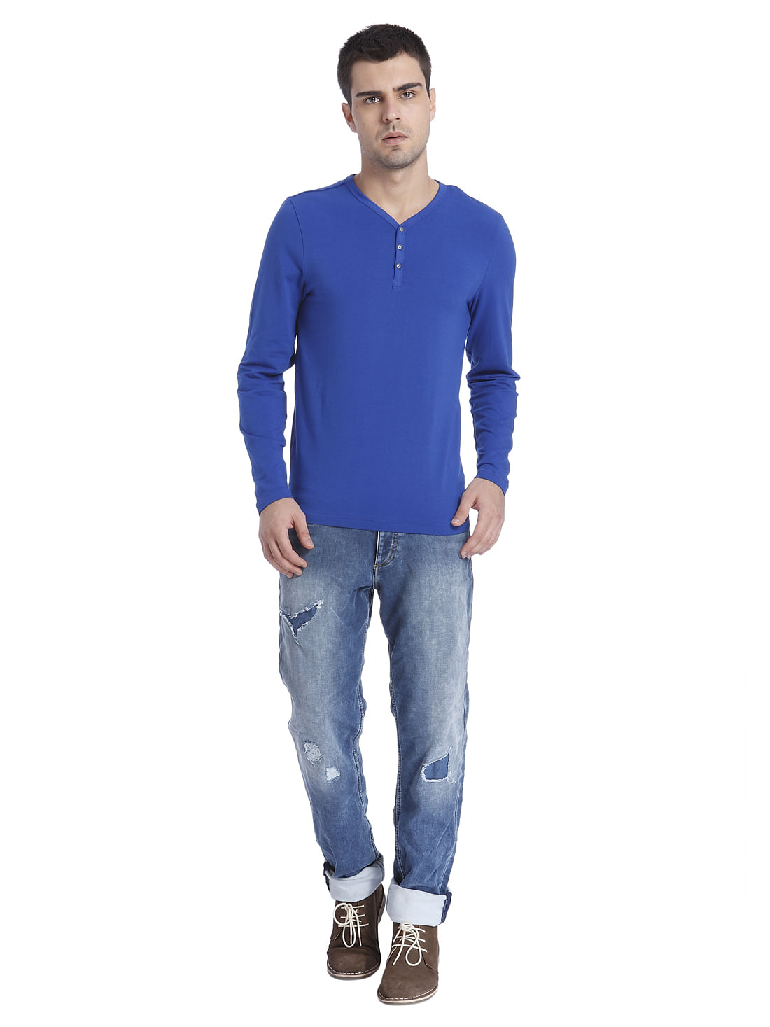 Solid Casual T-Shirt