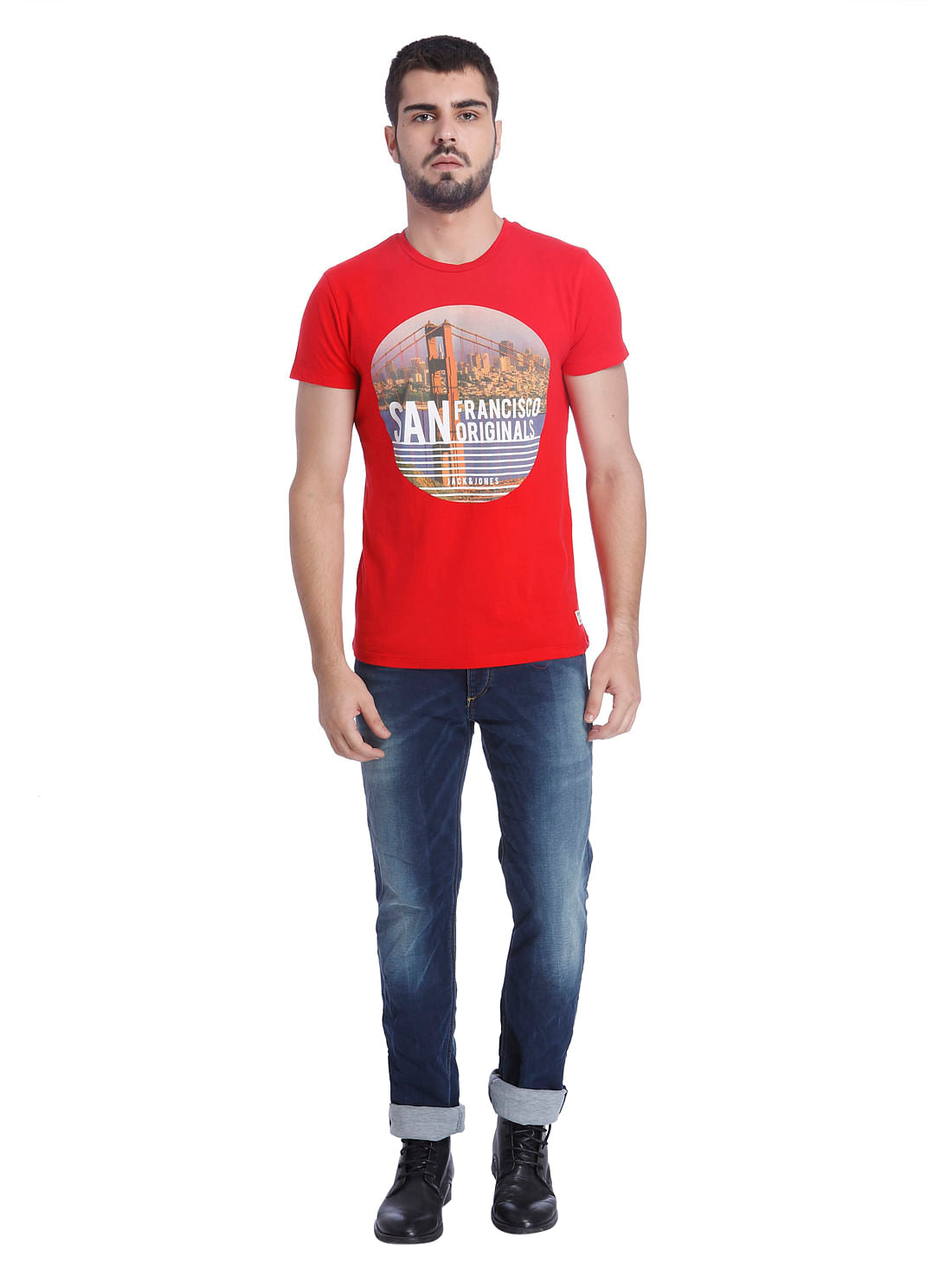 Solid Casual T-Shirt