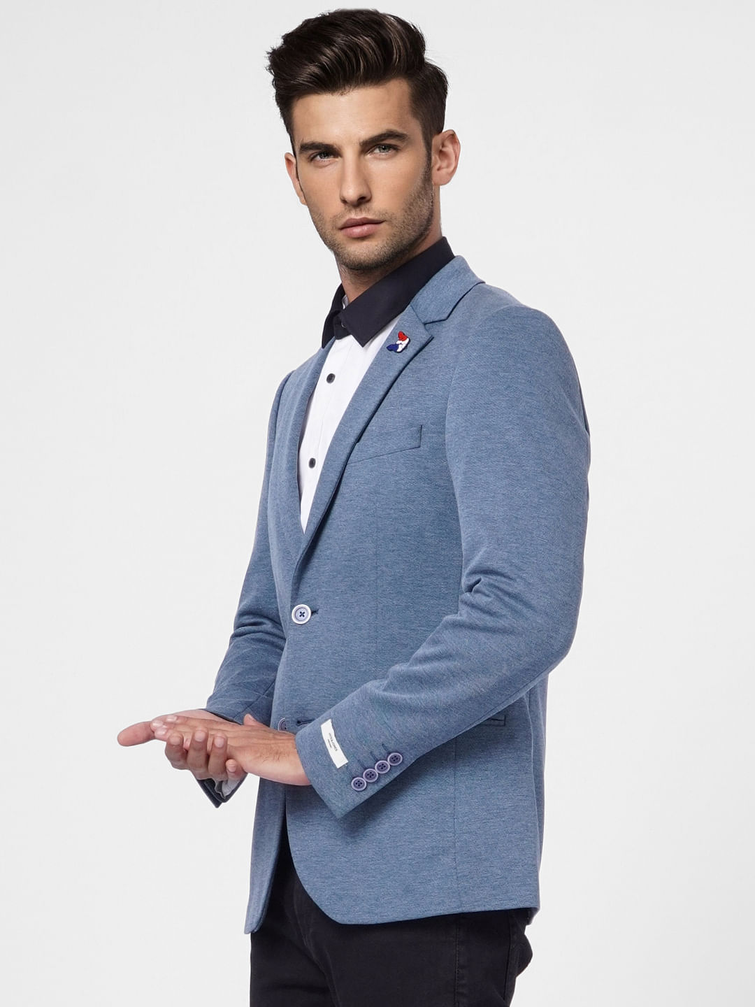 Blue Double Button Blazer
