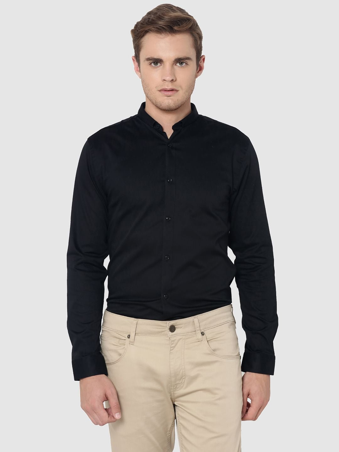 Black Full Sleeves Shirt