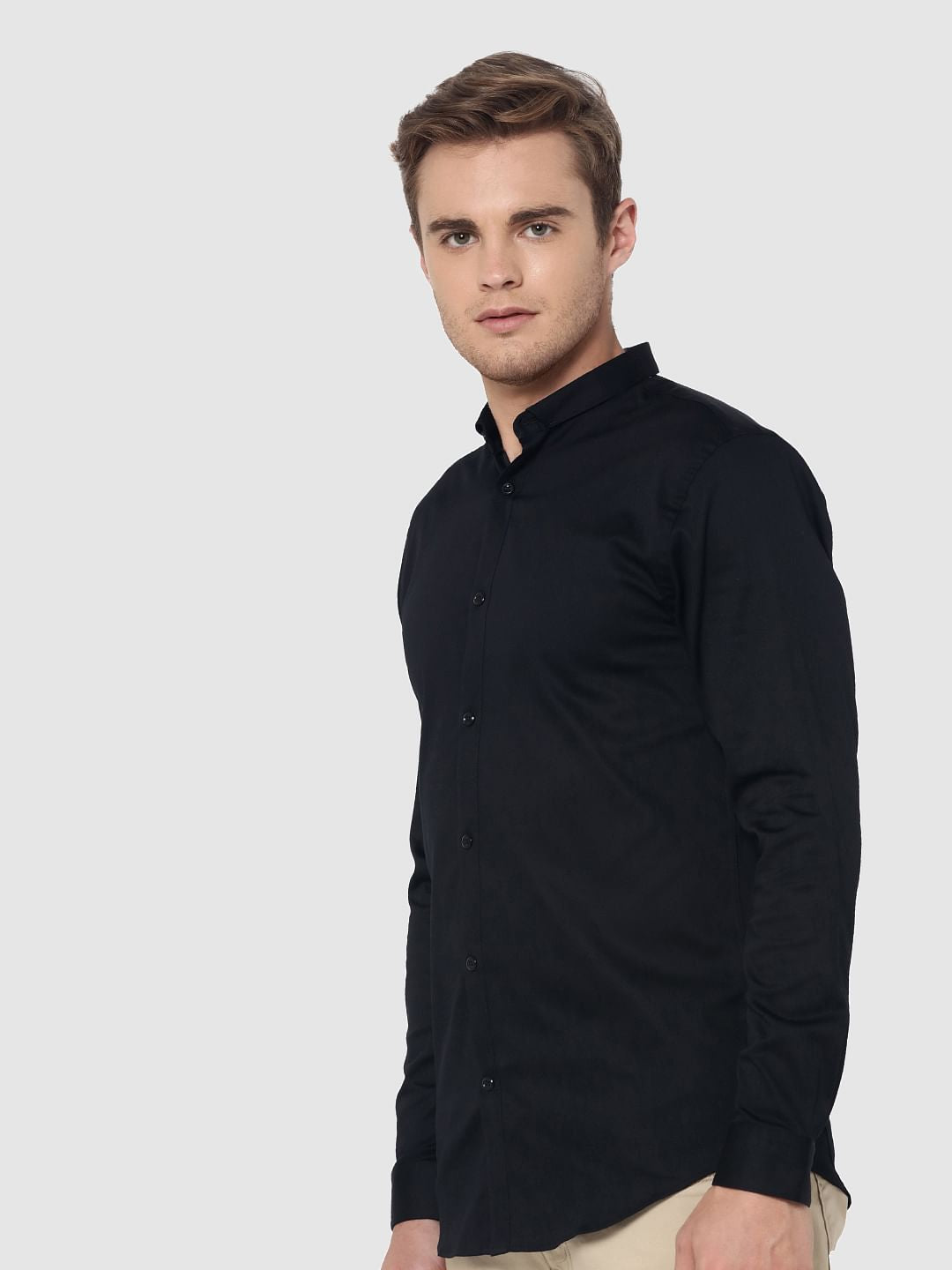Black Full Sleeves Shirt