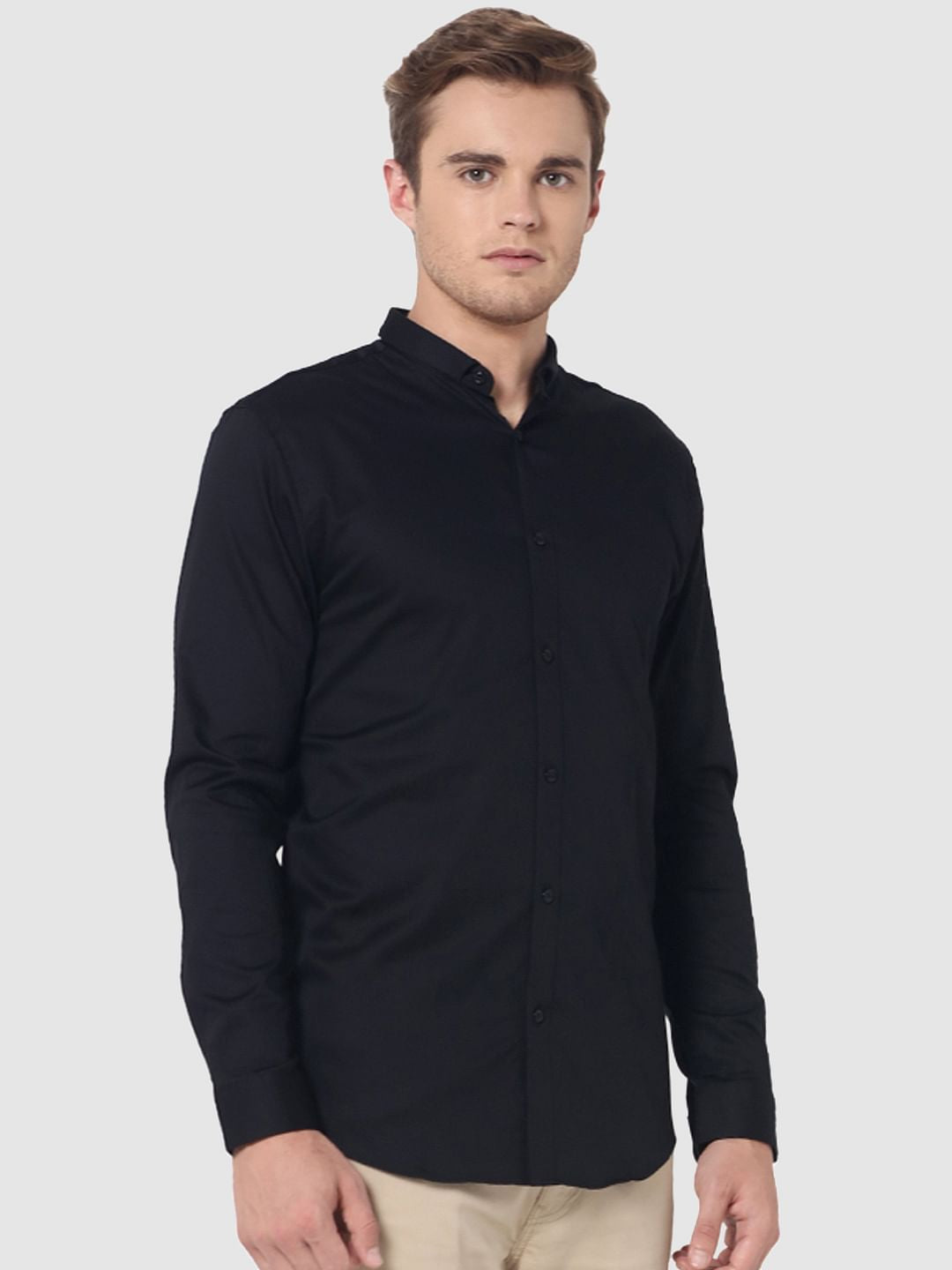 Black Full Sleeves Shirt
