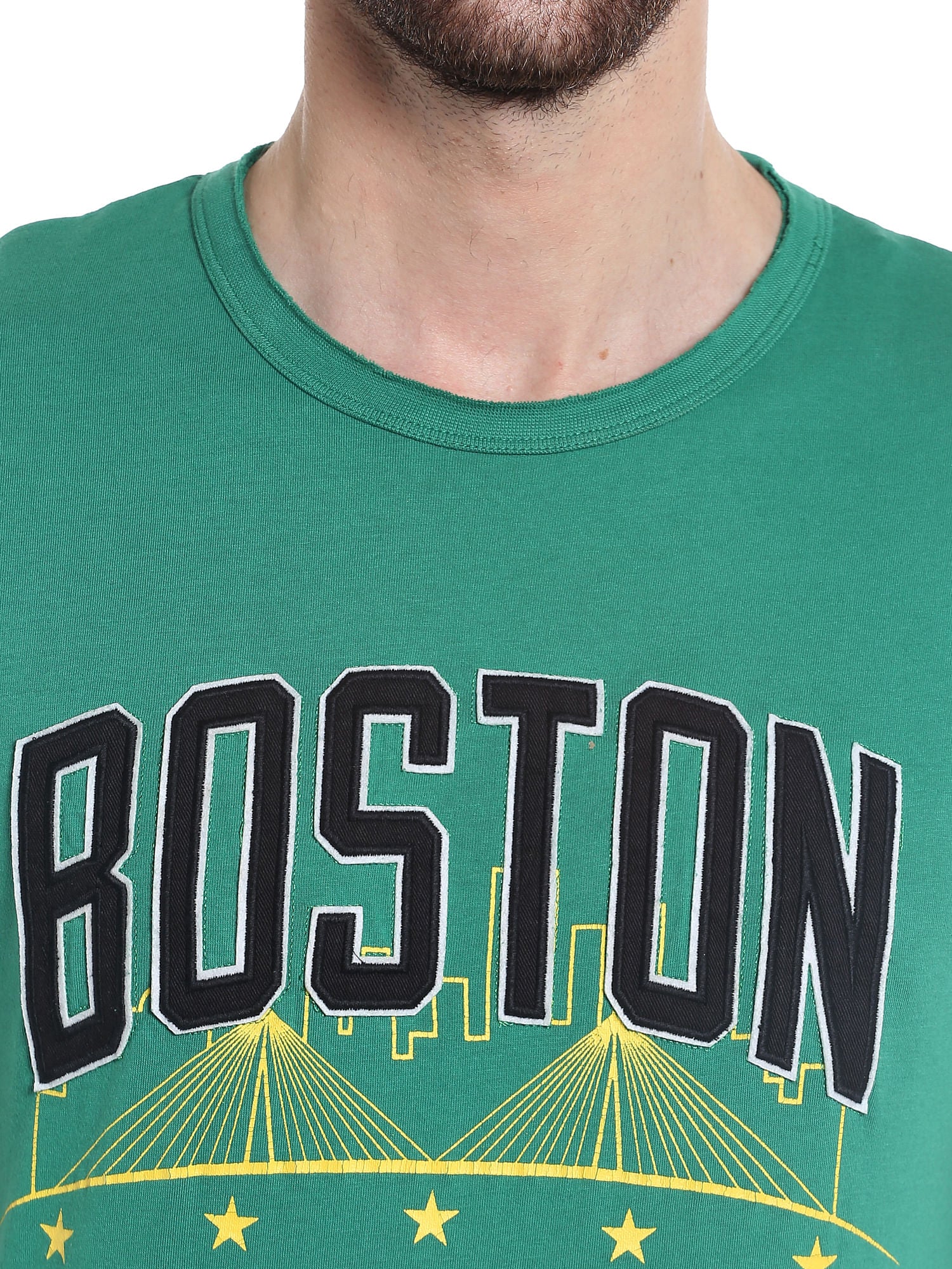 Boston Celtics Green Crew Neck Nba T-Shirt