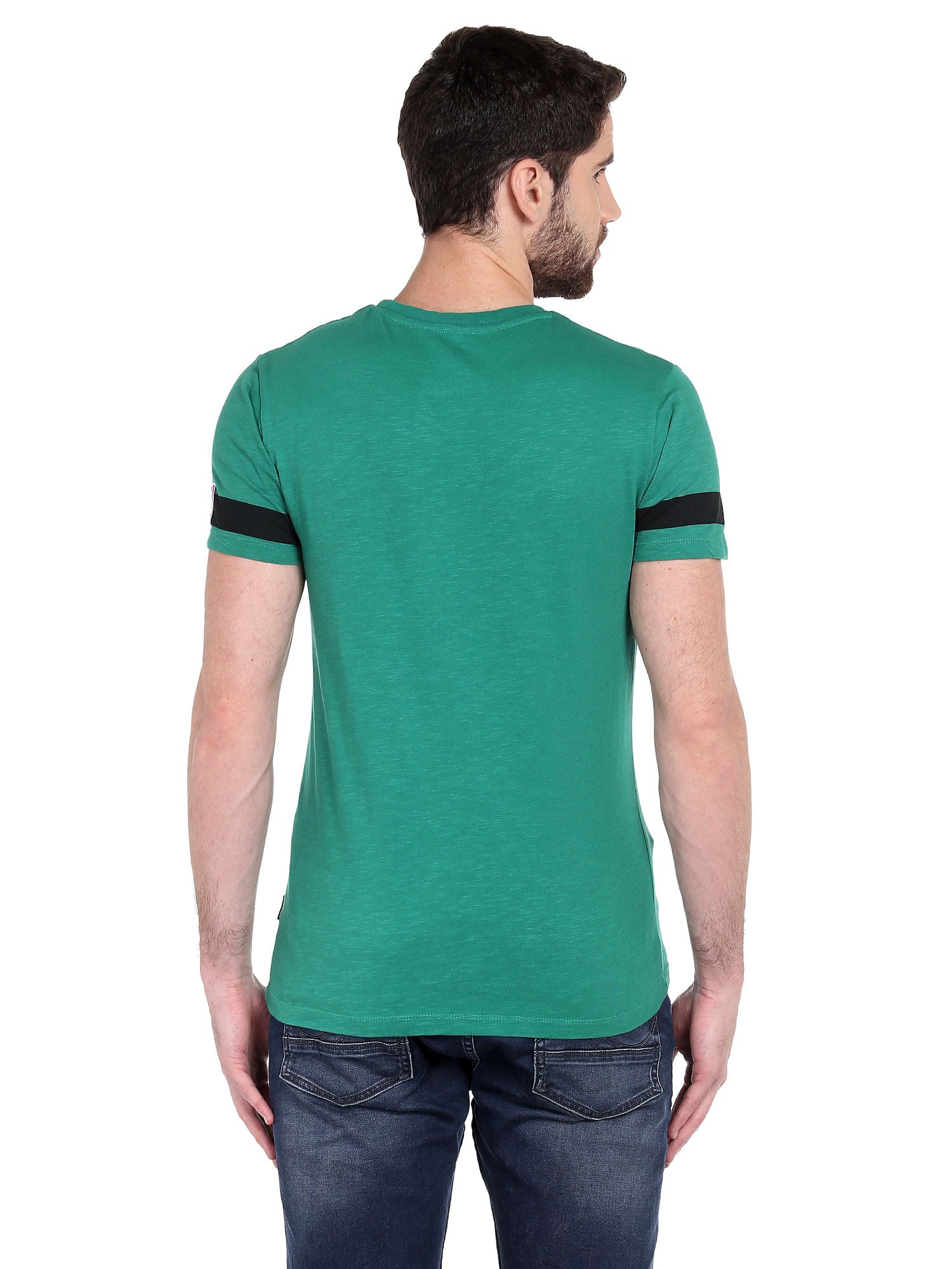 Boston Celtics Mascot Print Green Crew Neck Nba T-Shirt